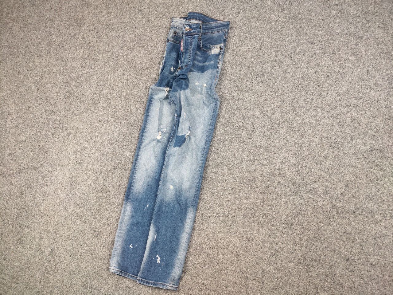 Dsquared2 Vintage 90s Dsquared2 authentic Distressed Paint Denim Jeans Size US 32 / EU 48 - 4 Thumbnail