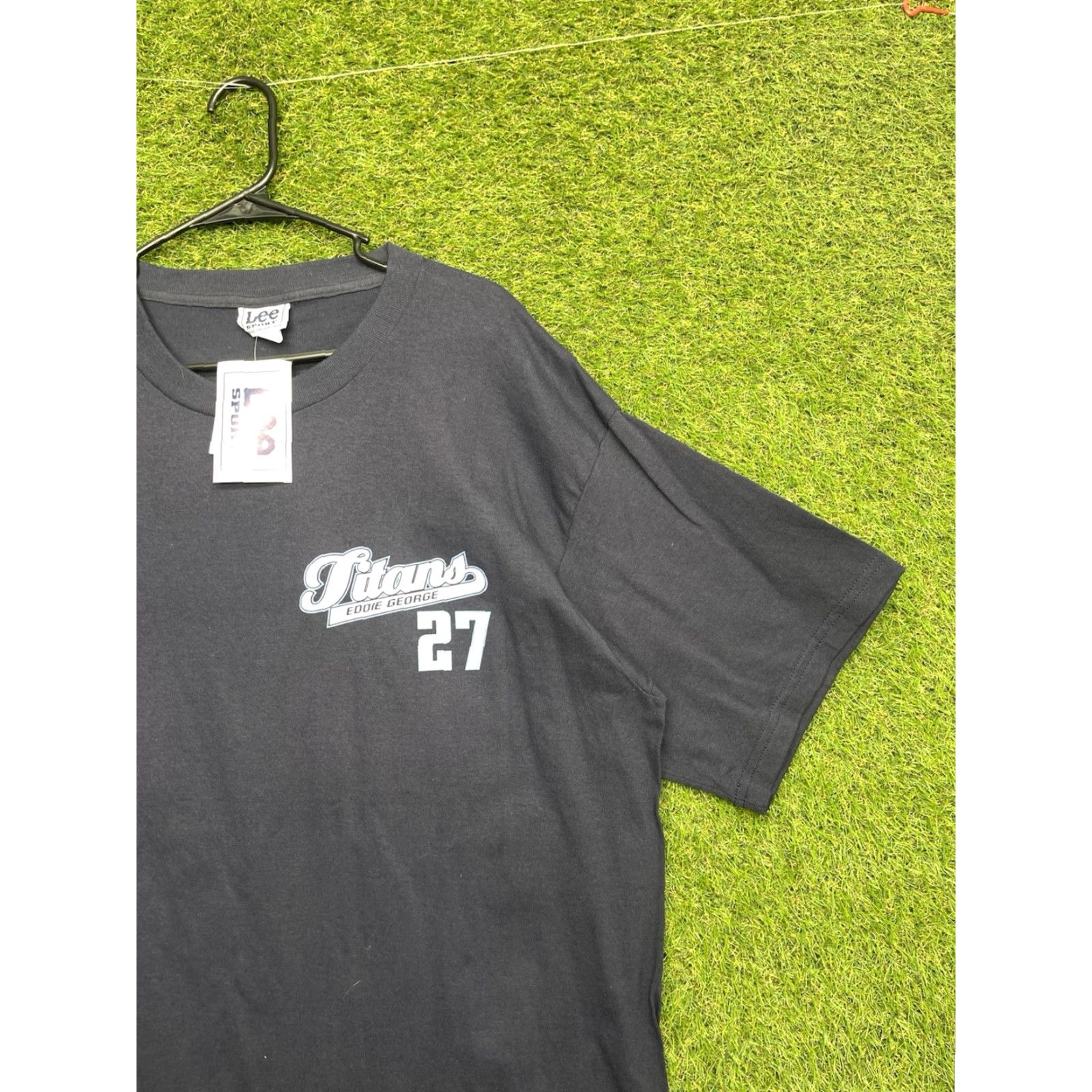 Lee VINTAGE Eddie George Tennessee Titans Shirt Mens XL NFL #27 Short Sleeve Lee Size US XL / EU 56 / 4 - 3 Thumbnail