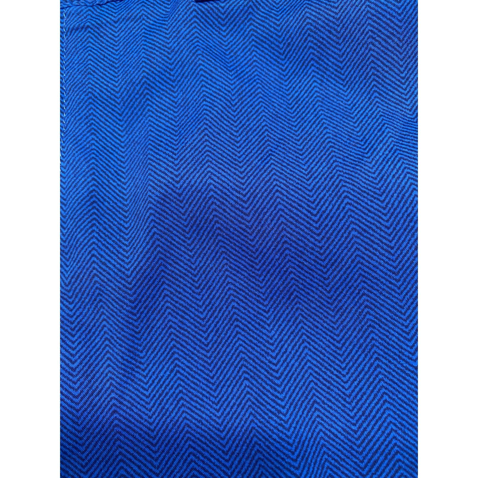 PGA Tour PGA TOUR Golf Performance Shorts 34x10 Blue Chevron Stretch Pockets 6539 Men Shirt Chino Slim? Size US 34 / EU 50 - 5 Thumbnail