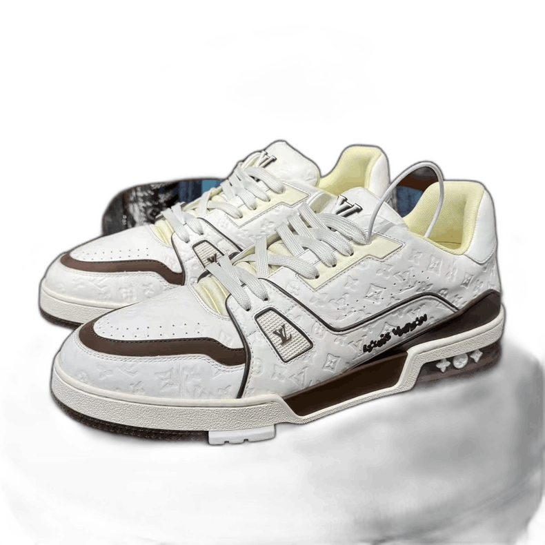 Louis Vuitton LV X Tyler Sneaker in White and Brown-2506