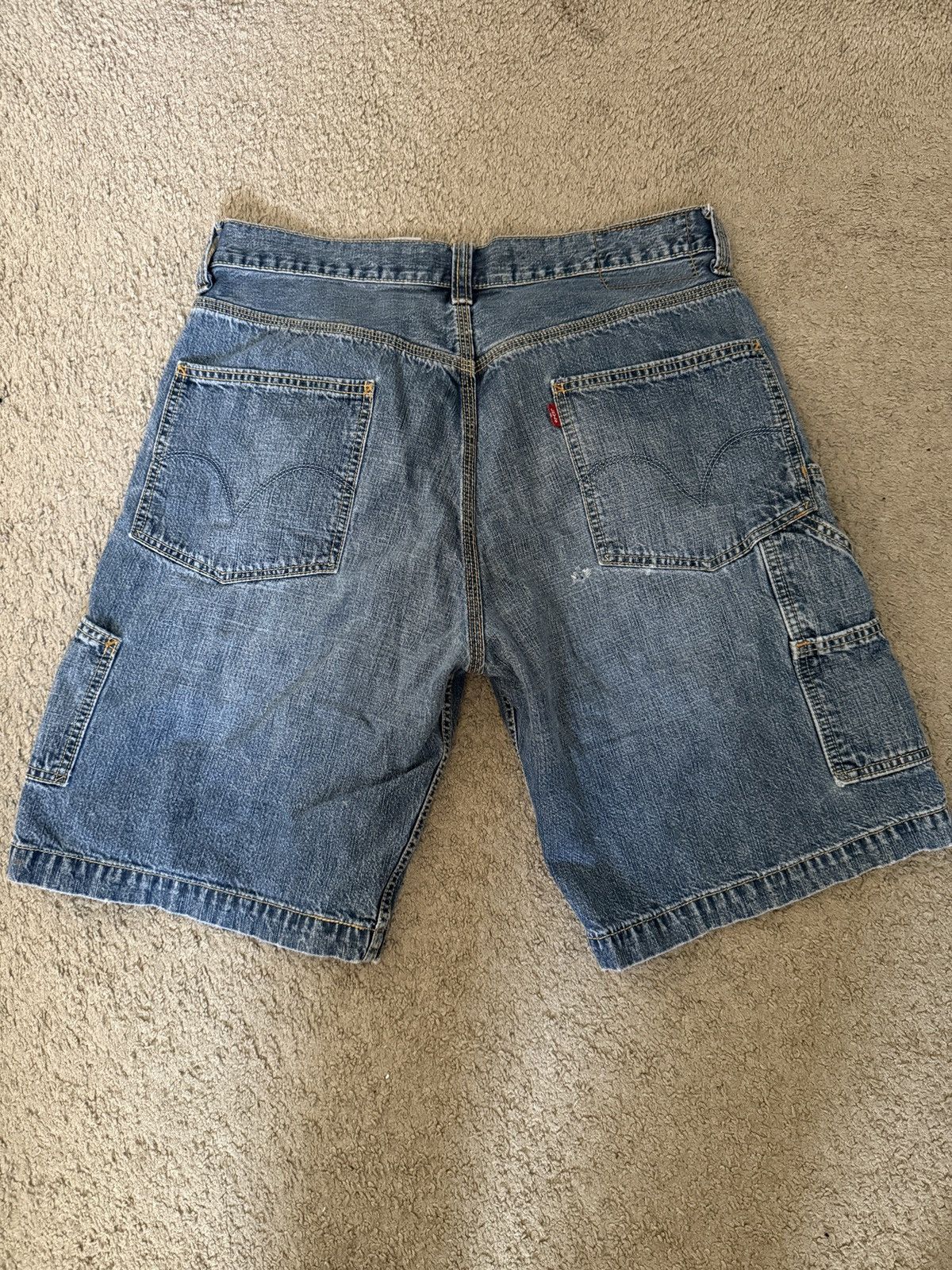 Levi's Vintage Clothing × Vintage Carpenter Levi’s Jorts Size US 34 / EU 50 - 2 Thumbnail