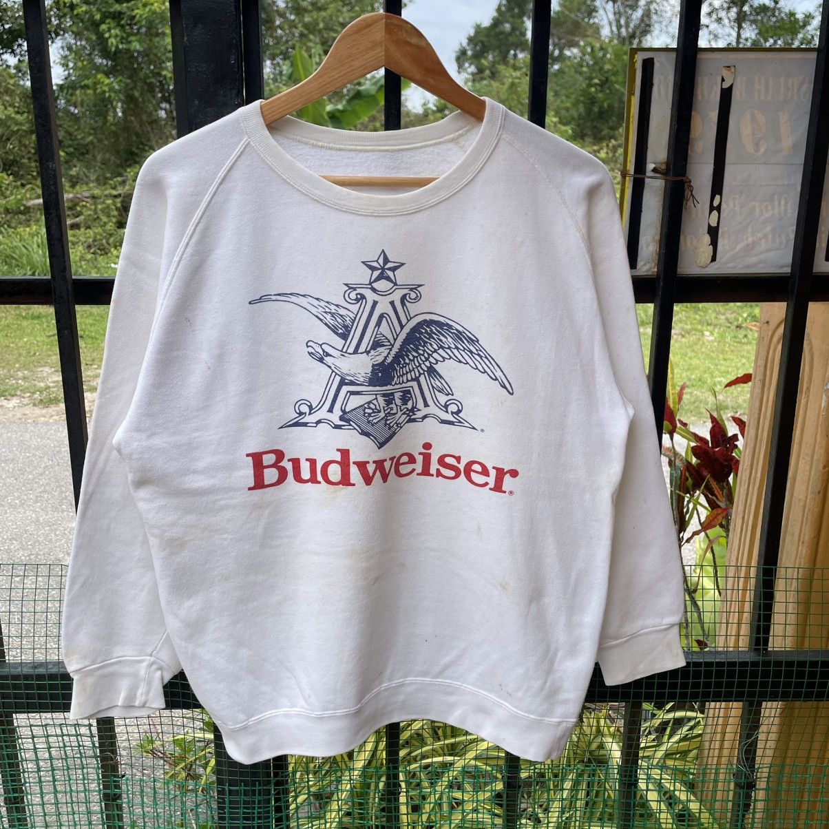 Budweiser 🔥Vintage Budweiser Big Logo Honey Buds Boxy Sweatshirts Size US M / EU 48-50 / 2 - 6 Thumbnail