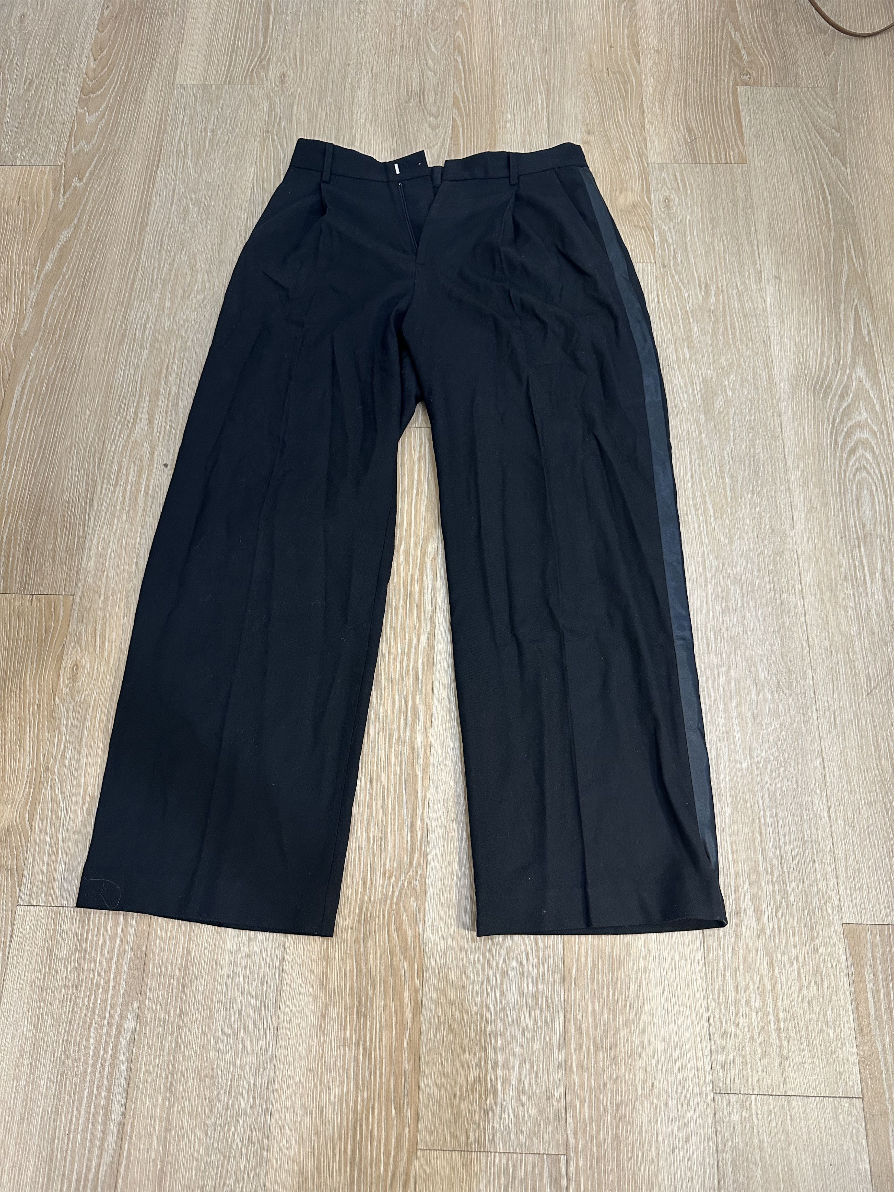 Maiden Noir Pleated Tuxedo Trouser Size US 32 / EU 48 - 1 Thumbnail