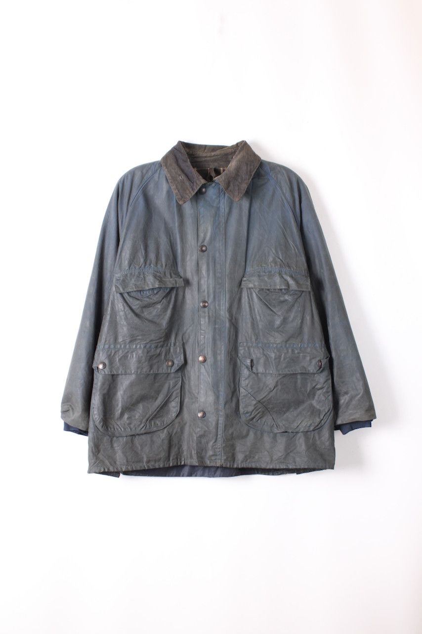 Barbour Barbour Bedale 4 Pockets Waxed Jacket Blue C44 Large XL Size US L / EU 52-54 / 3 - 1 Thumbnail