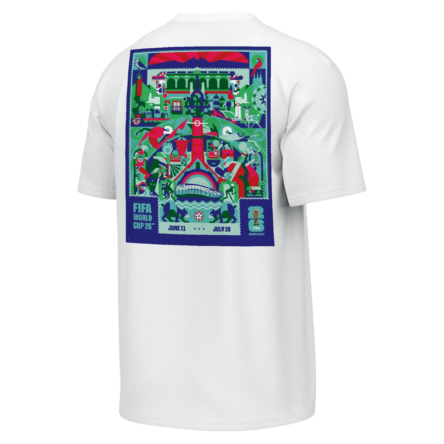 Other Monterrey Poster White T-Shirt Size US M / EU 48-50 / 2 - 2 Thumbnail