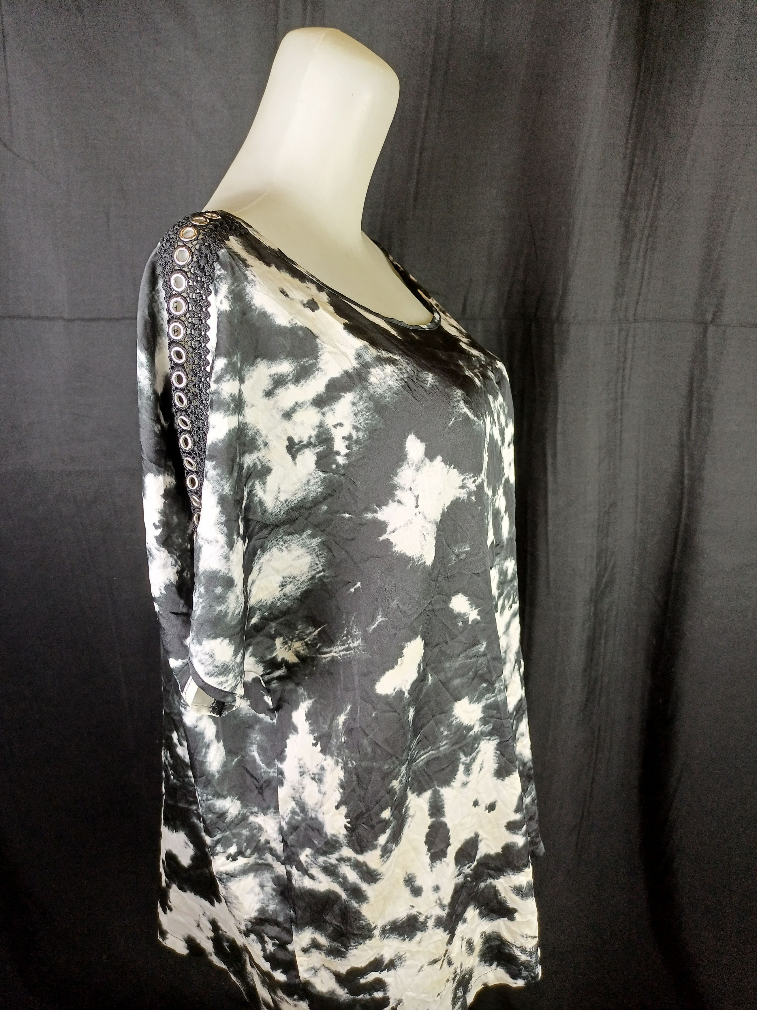 If Six Was Nine × Japanese Brand Karl Lagerfeld Women's Blouses vintage studed Tie Dye Size XL / US 12-14 / IT 48-50 - 13 Thumbnail