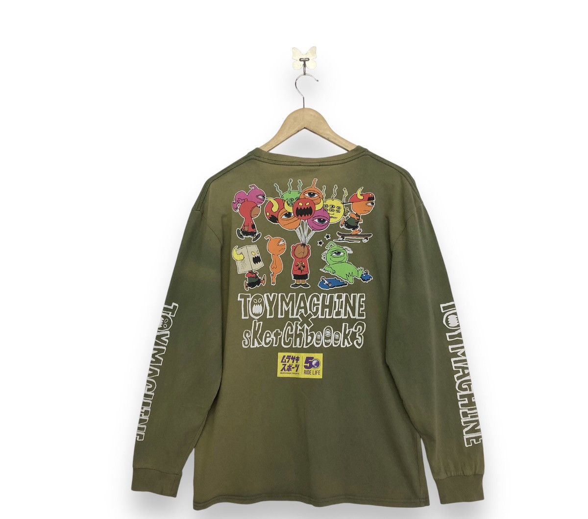 Toy Machine Toy Machine X Sketchbooks 3 Sunfaded Long Sleeve Tee Size US M / EU 48-50 / 2 - 2 Thumbnail