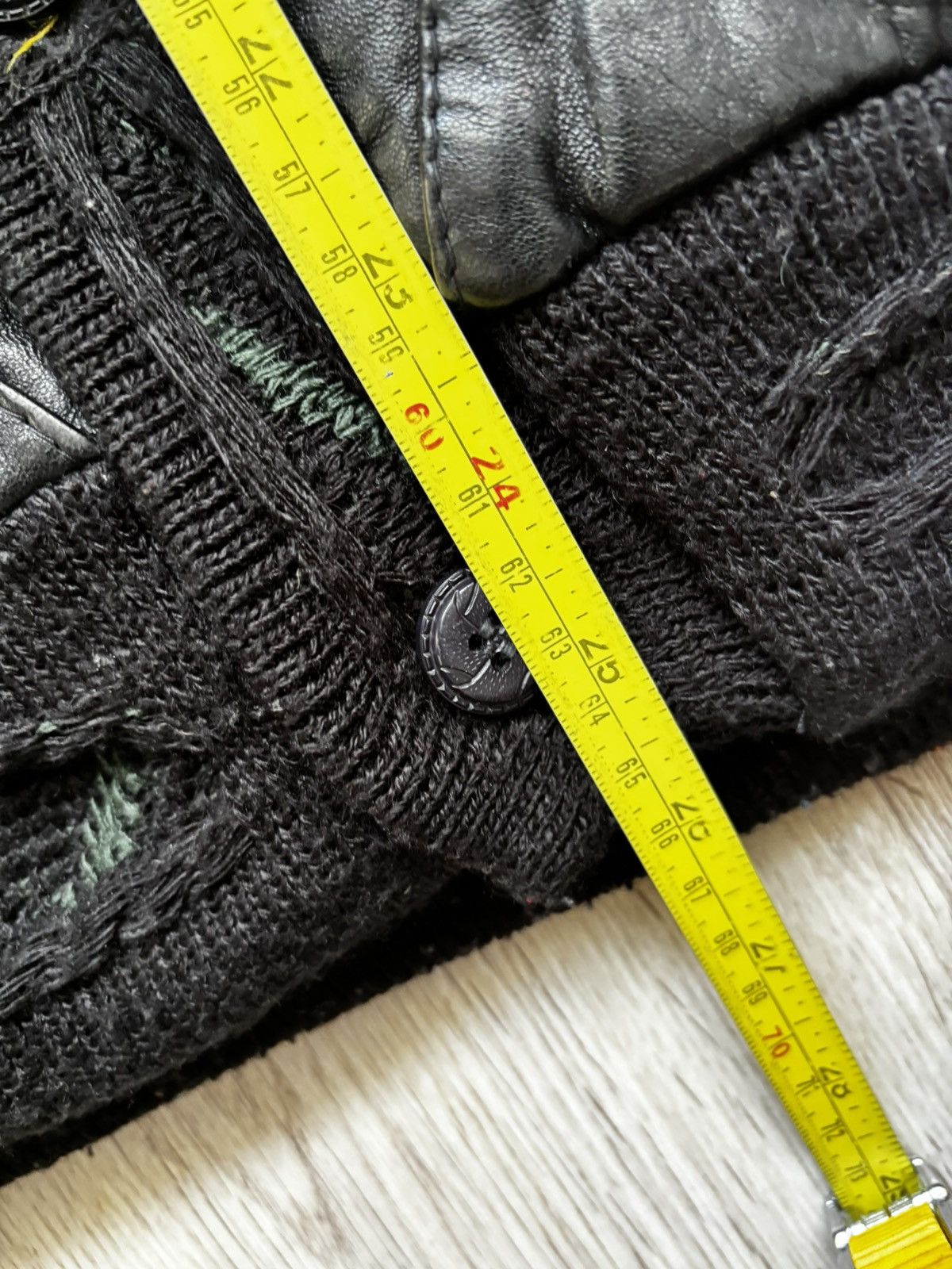 Other ARCHIVE VINTAGE SAXONY COOGI INSPIRED LEATHER KNIT JACKET Size US M / EU 48-50 / 2 - 13 Thumbnail