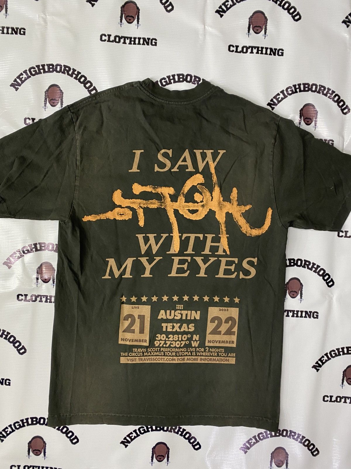 Travis Scott TRAVIS SCOTT UTOPIA TOUR TEE. Size US S / EU 44-46 / 1 - 8 Thumbnail