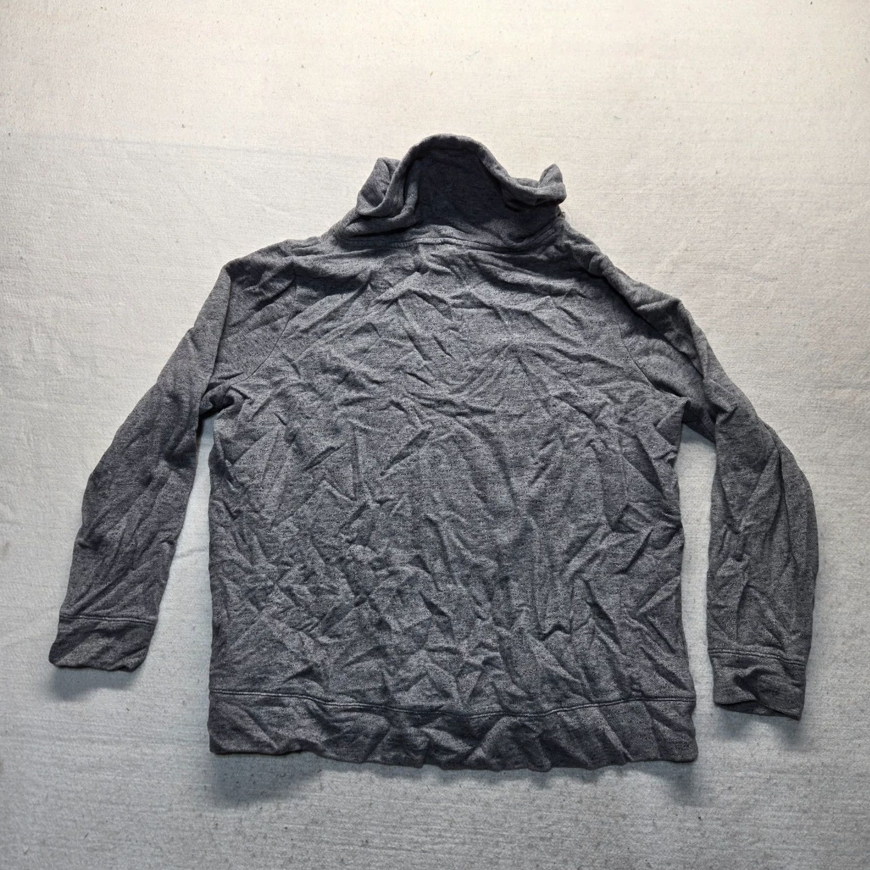Old Navy Old Navy Sweater Pullover Shirt Long Sleeve Gray Turtleneck Casual Women's XL Knit Cotton Sweater Solid Gray 80s? Size XL / US 12-14 / IT 48-50 - 6 Thumbnail