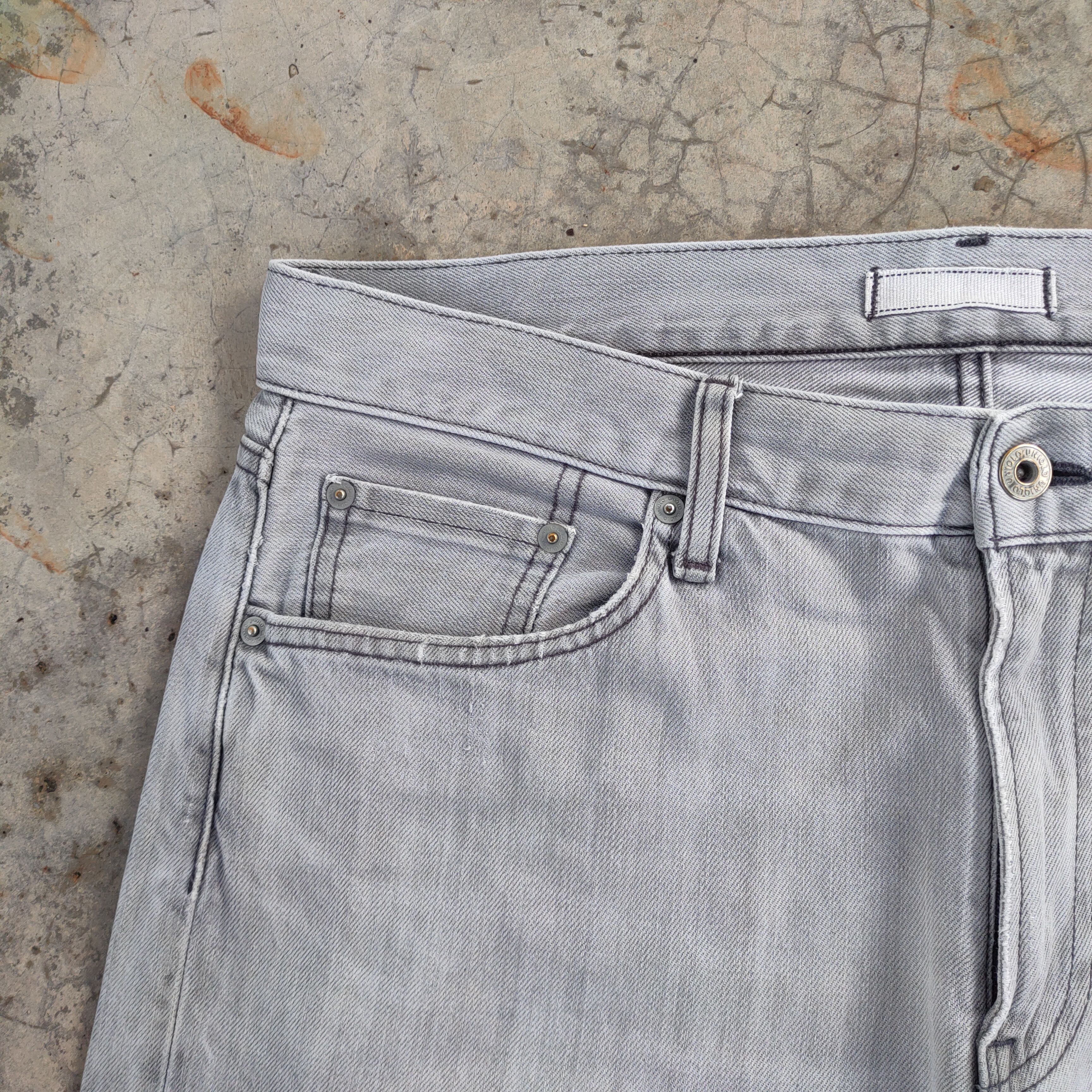 Japanese Brand Japanese vintage grey faded jean denim pants Size US 36 / EU 52 - 6 Thumbnail