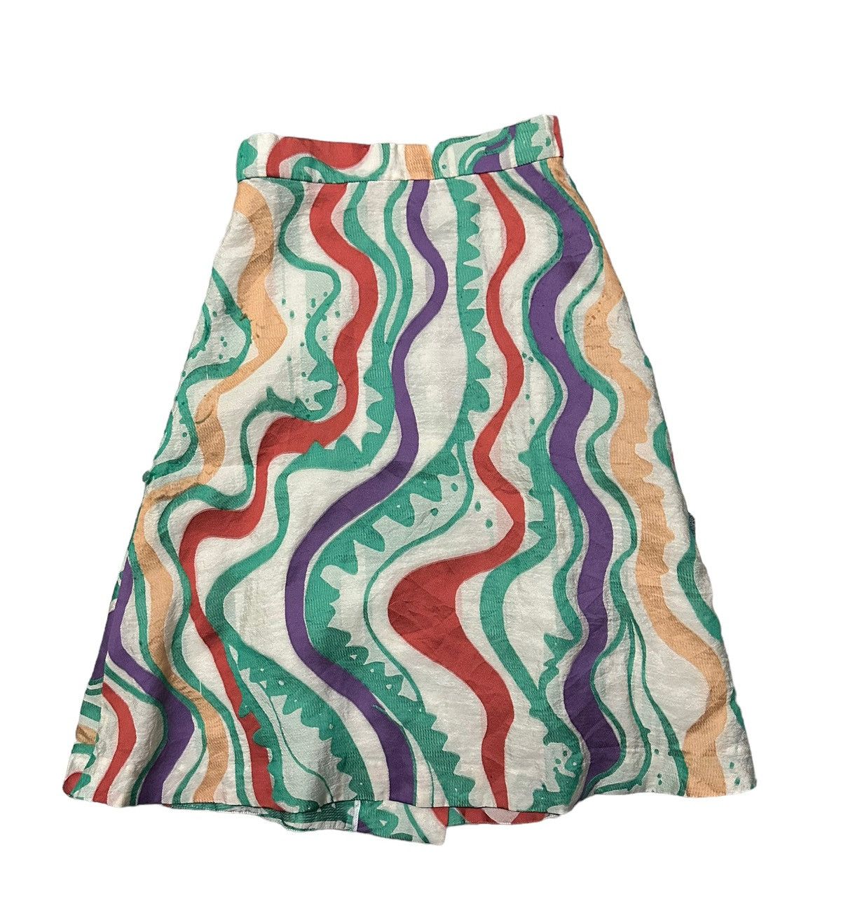 Tsumori Chisato Tsumori Chisato multicolor pucci button up skirt Size 24" / US 00 / IT 34 - 6 Thumbnail