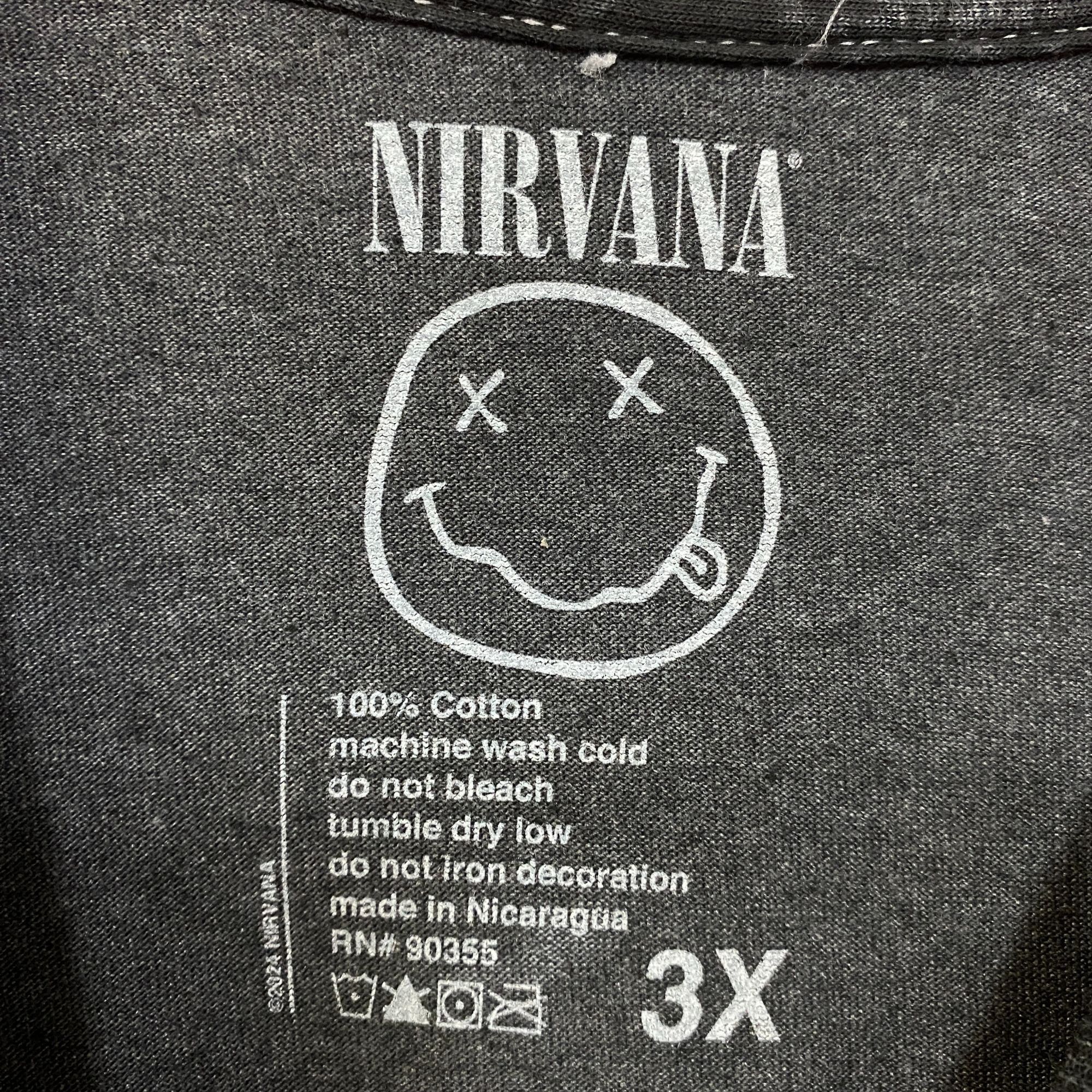 Nirvana Nirvana Nevermind Tour Dead Smiley Grunge Band T-Shirt 3XL Size US XXL / EU 58 / 5 - 4 Thumbnail