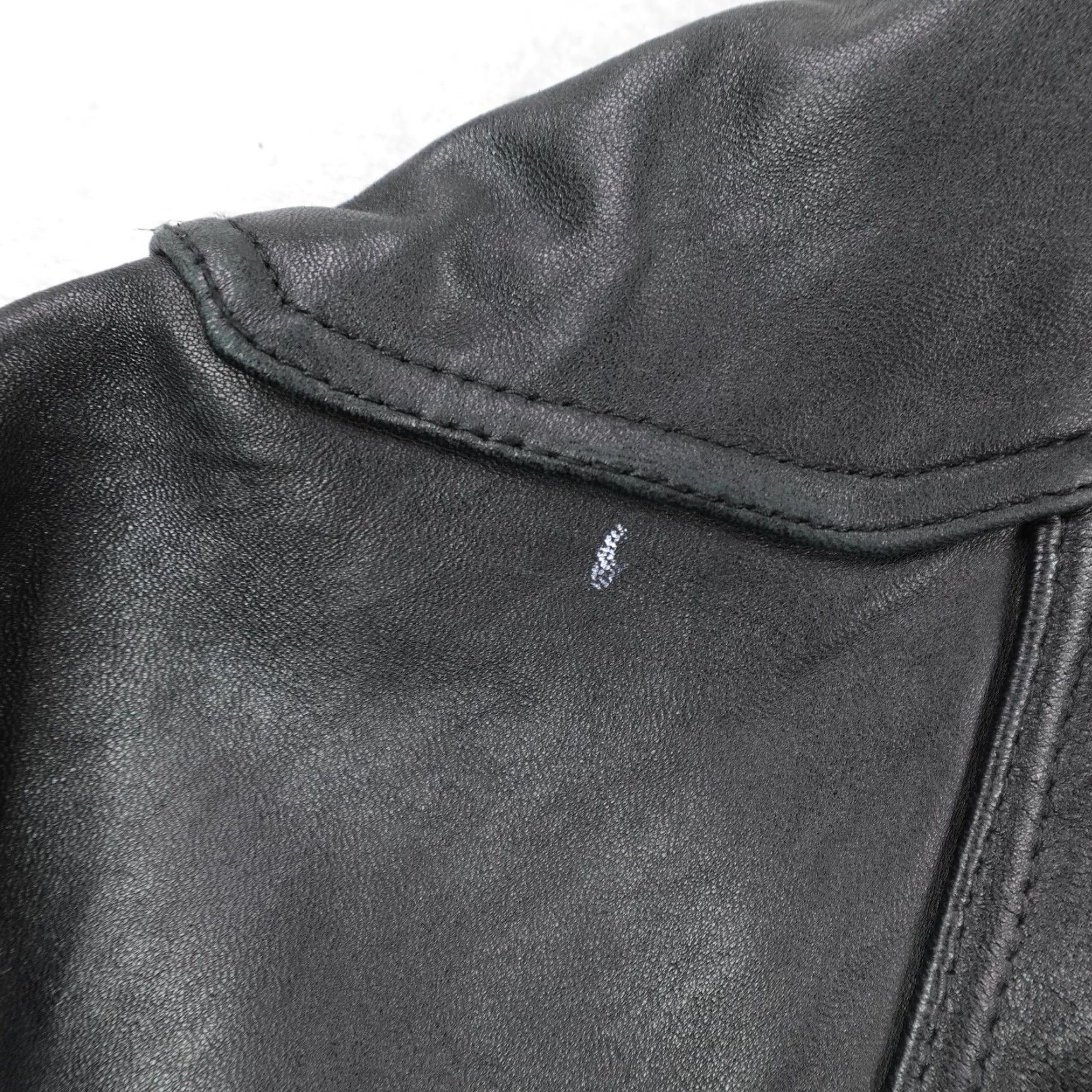 G-III Vintage G-III Global Identity Leather Jacket Large Black Bomber Zip Snap Moto Size US L / EU 52-54 / 3 - 7 Thumbnail