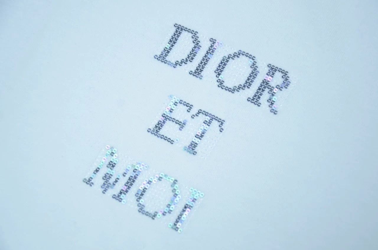 Dior Dior Runway Alphabet Sequin Embroidered Short-Sleeve Size US L / EU 52-54 / 3 - 4 Thumbnail