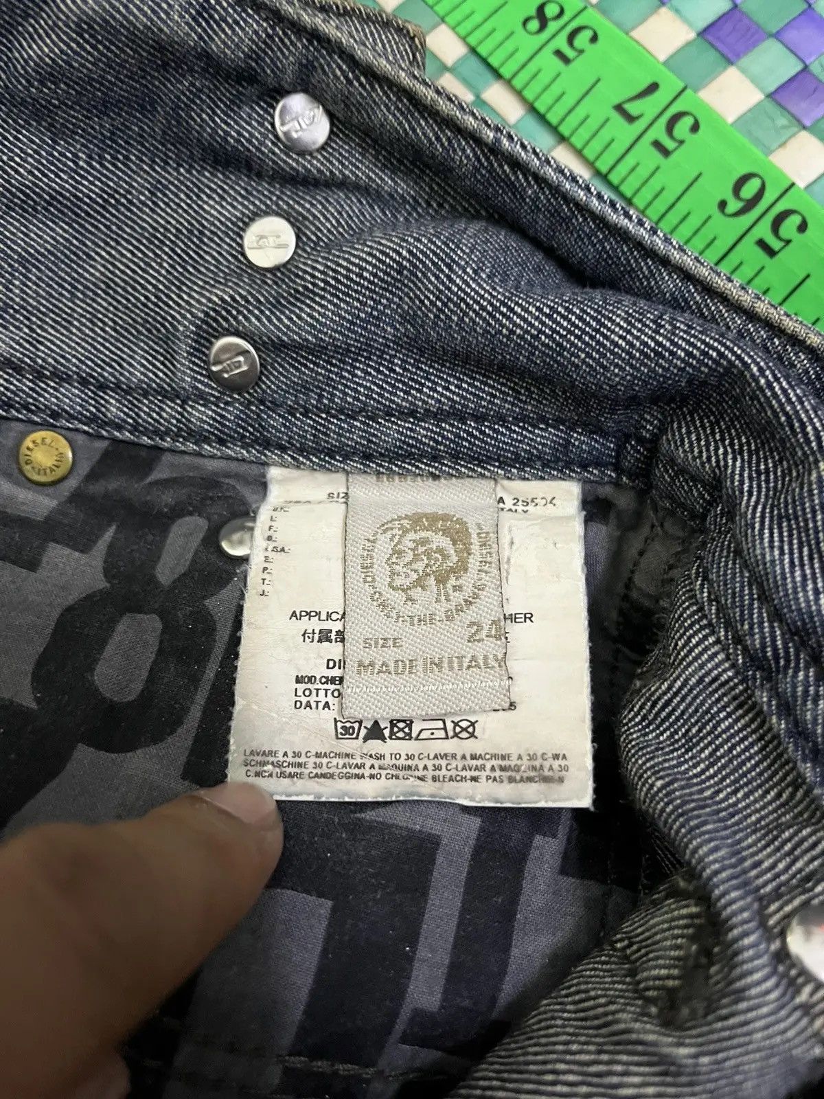 Diesel Diesel Side button Wide Leg Denim Size US 28 / EU 44 - 11 Thumbnail