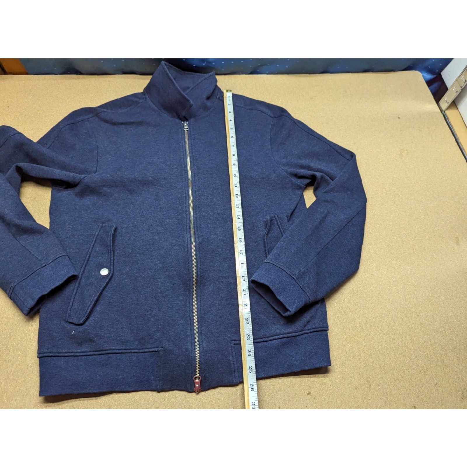 J.Lindeberg J. Lindeberg Jacket Mens M Blue Full Zip Shirt Size US M / EU 48-50 / 2 - 6 Thumbnail