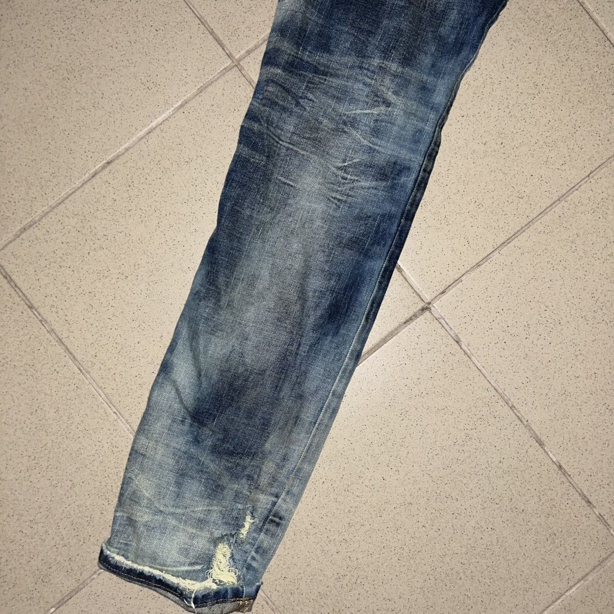 Diesel Vintage Diesel D-Kras Slim Distressed Jeans – Made in Italy Size US 31 - 24 Thumbnail