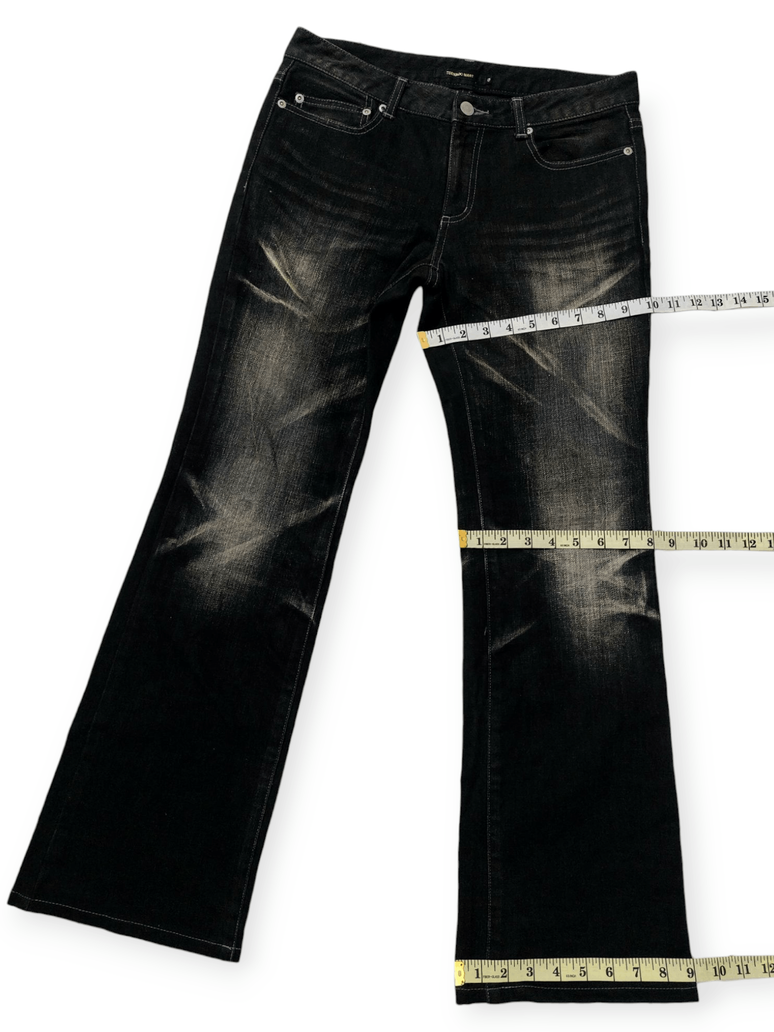 🔥Tornado Mart Japan Flared Claws Mark Denim