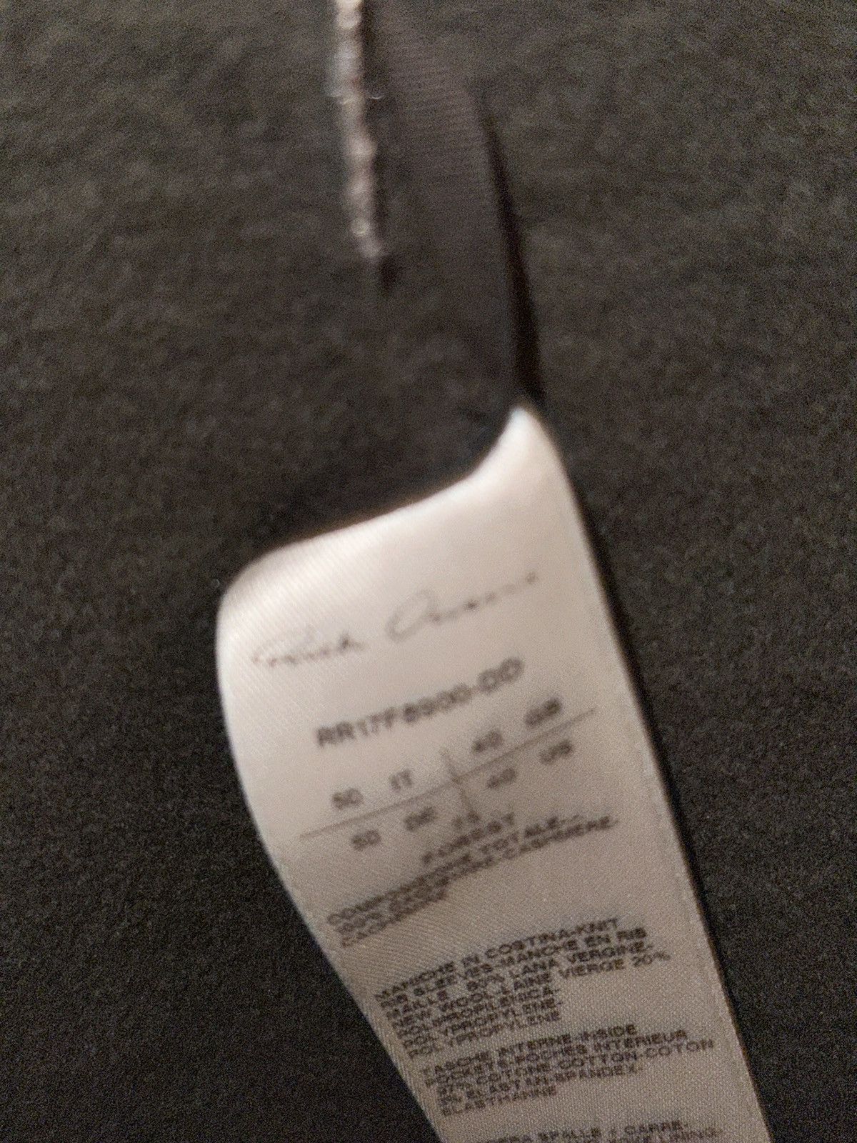 Rick Owens FW17 CASHMERE WEAKLING GLITTER COAT Size US M / EU 48-50 / 2 - 9 Thumbnail