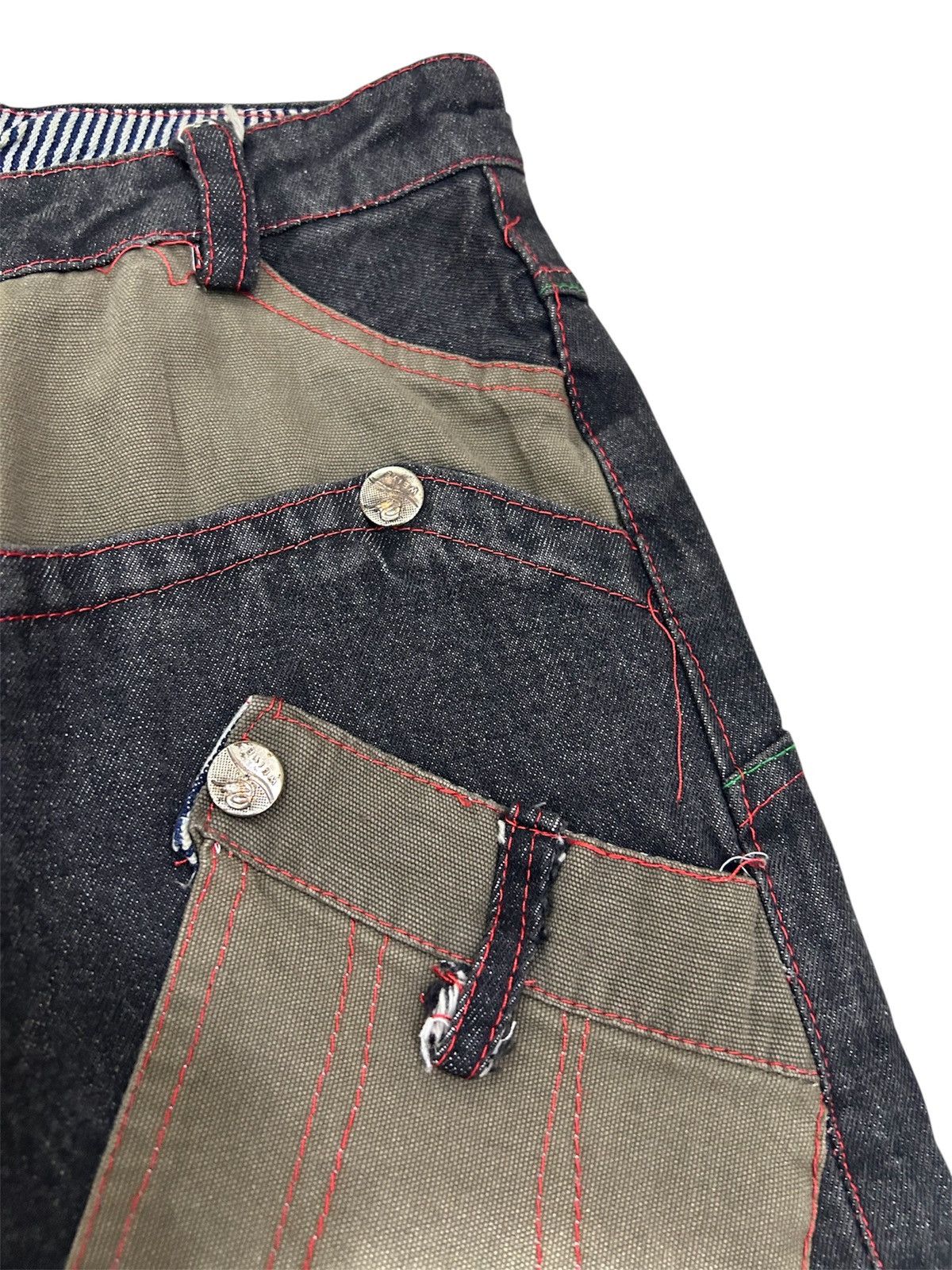 Japanese Brand × Vintage Vintage Japanese Denim mud wash Patches Jeans Size US 28 / EU 44 - 6 Thumbnail