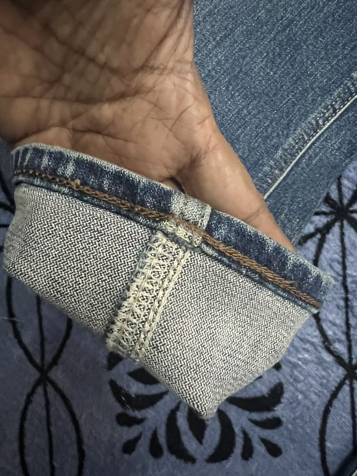 Vintage × Wrangler Wrangler USA - vintage 90’s distressed Size US 29 - 10 Thumbnail