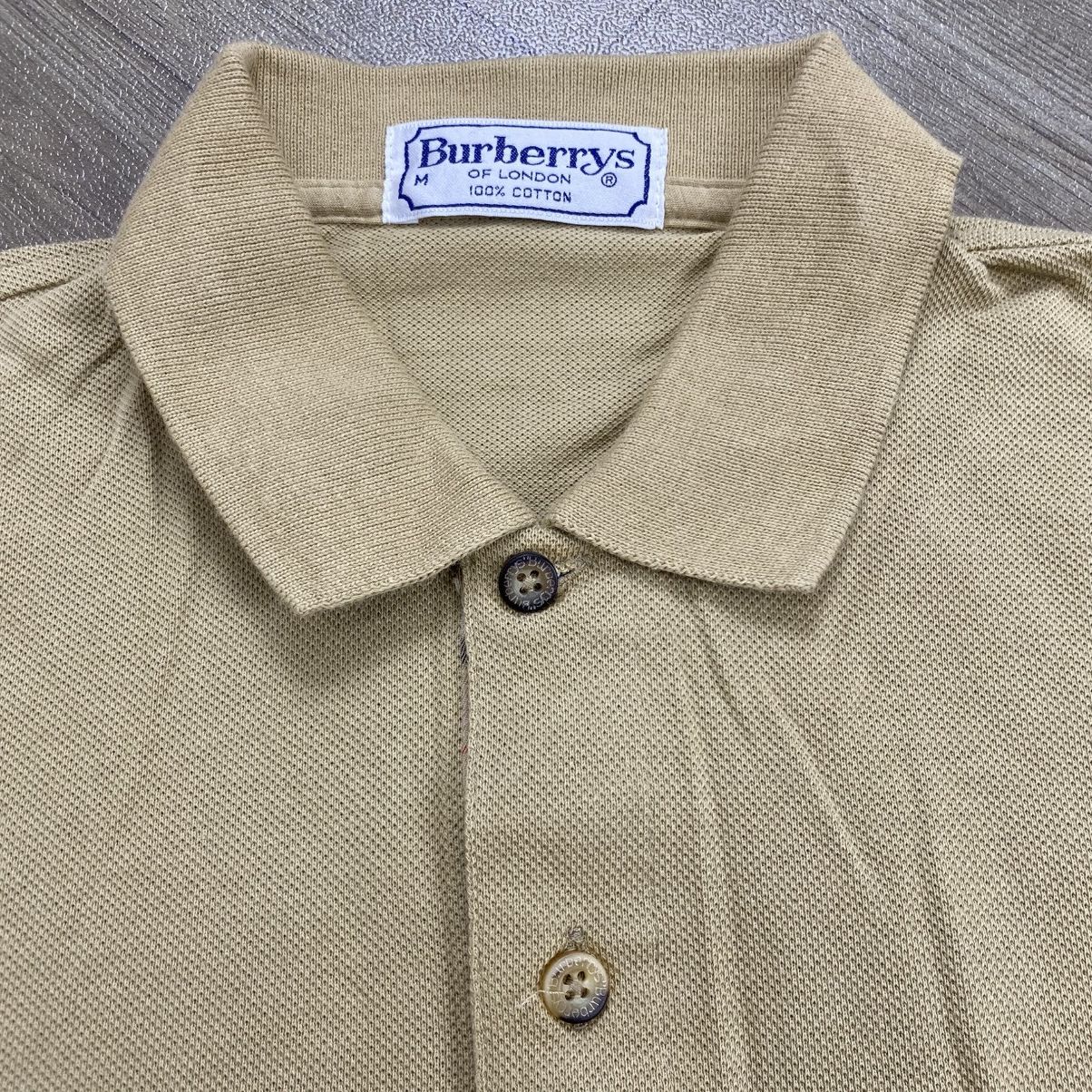 Burberry Vintage Burberrys London Nova Check Long Polo Shirt Size US M / EU 48-50 / 2 - 4 Thumbnail