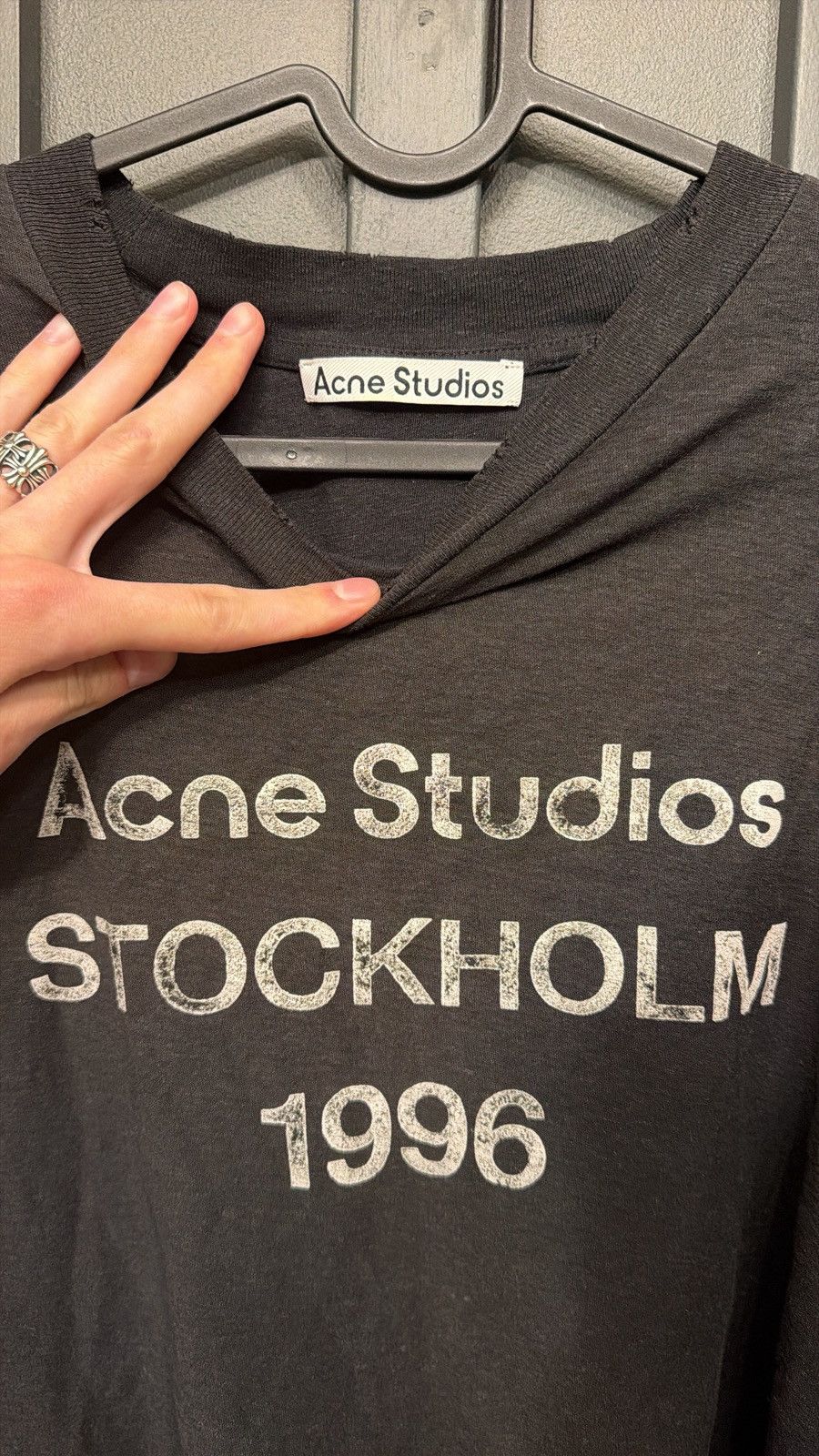 Acne Studios ACNE STUDIOS 1996 STOCKHOLM TEE Size US M / EU 48-50 / 2 - 2 Thumbnail