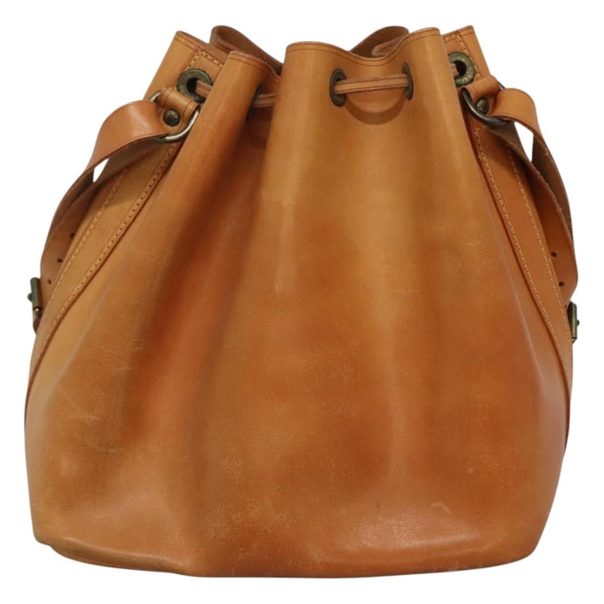 Louis Vuitton LOUIS VUITTON Nomad Leather Petit Noe Shoulder Bag Beige Size ONE SIZE - 2 Thumbnail