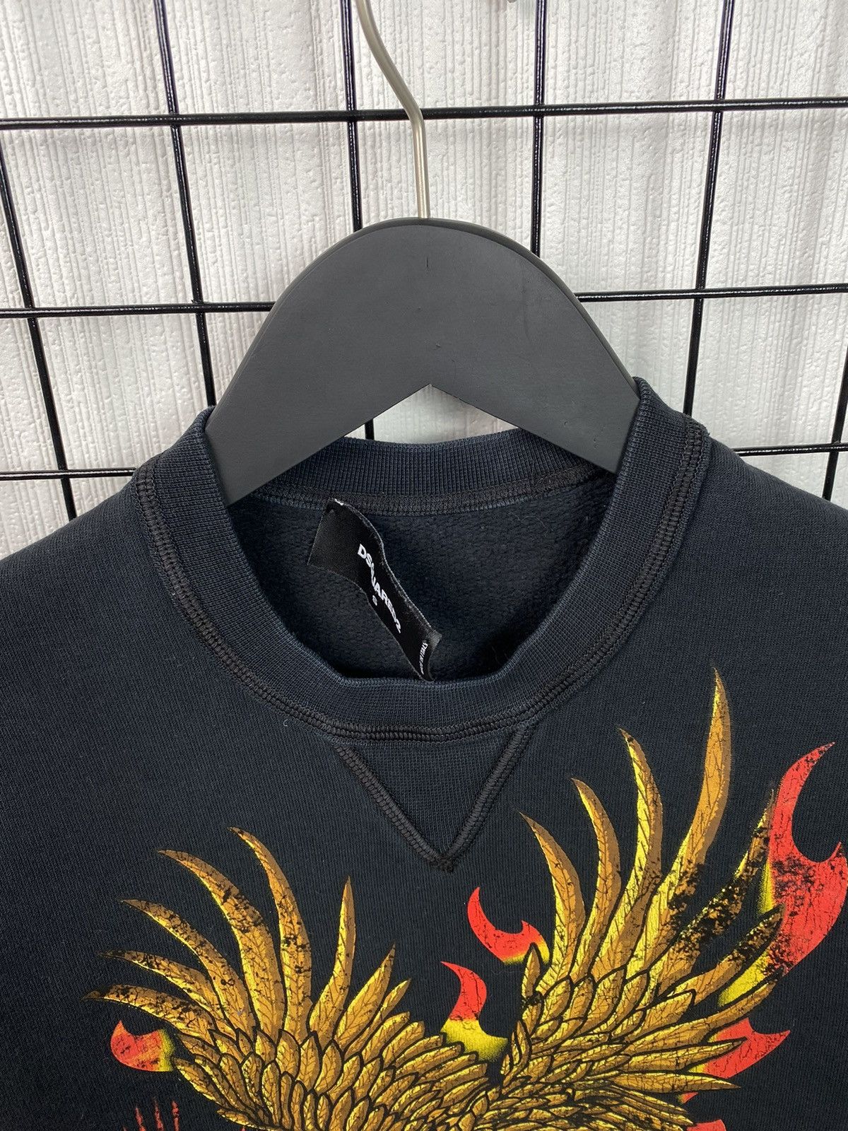 Dsquared2 Dsquared2 Big Logo Eagle Sweatshirt Luxury Men Black S size Size US S / EU 44-46 / 1 - 11 Thumbnail