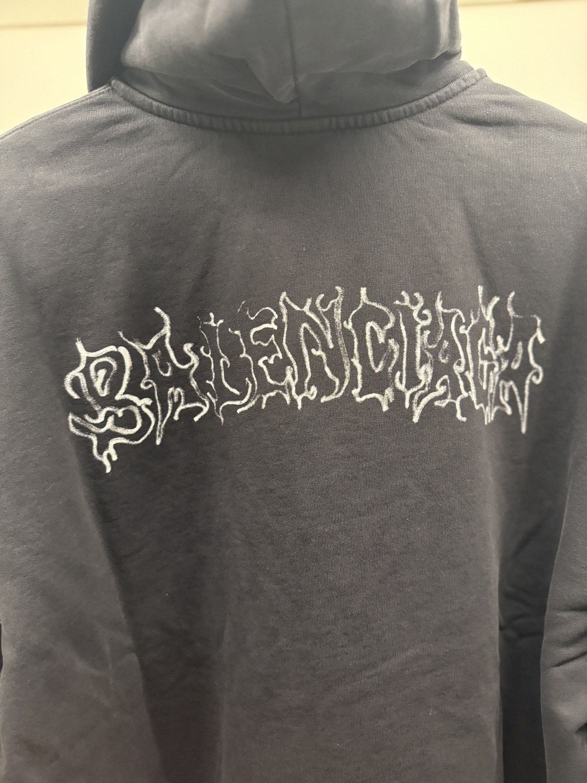 Balenciaga Balenciaga diy Metal black oversized hoodie Size US M / EU 48-50 / 2 - 6 Thumbnail