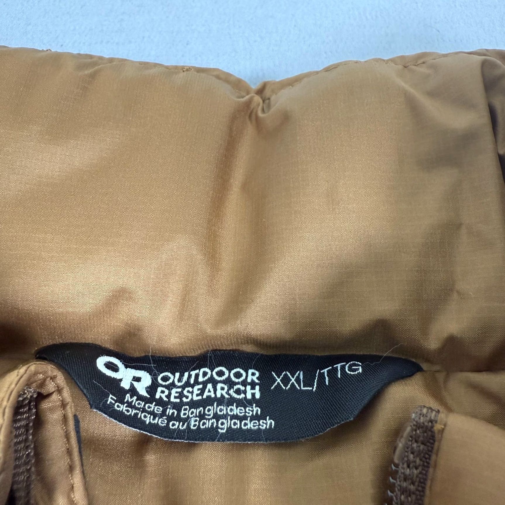 Outdoor Research Outdoor Research Vest Mens 2XL Brown Coldfront Down Puffer Insulated Hiking Zip Size US XXL / EU 58 / 5 - 5 Thumbnail