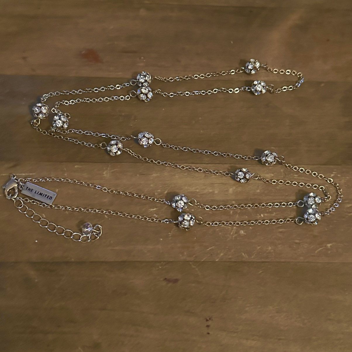 Other The Limited gold tone stationed rhinestone ball necklace Size ONE SIZE - 3 Thumbnail
