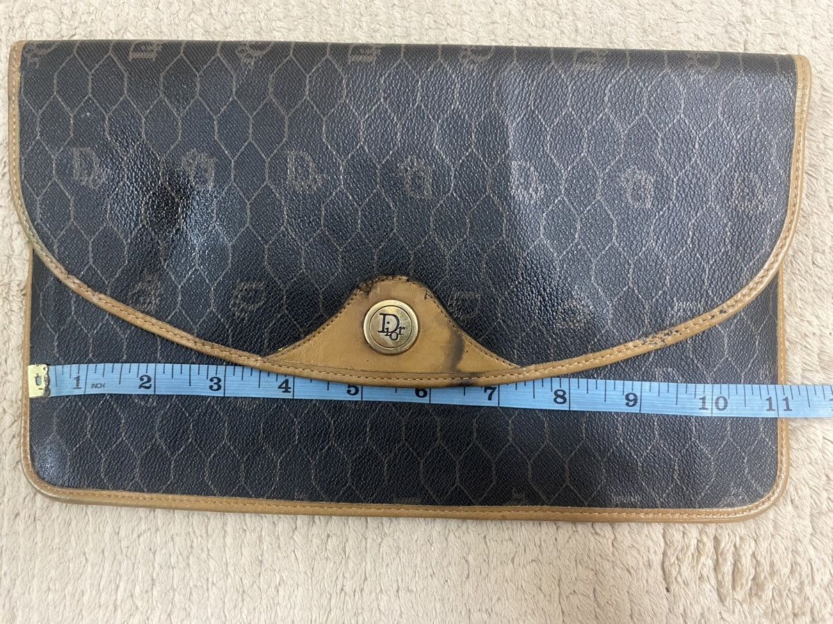 Christian Dior Monsieur × Dior Vintage Honeycomb Dior Clutch Bag Size ONE SIZE - 11 Thumbnail