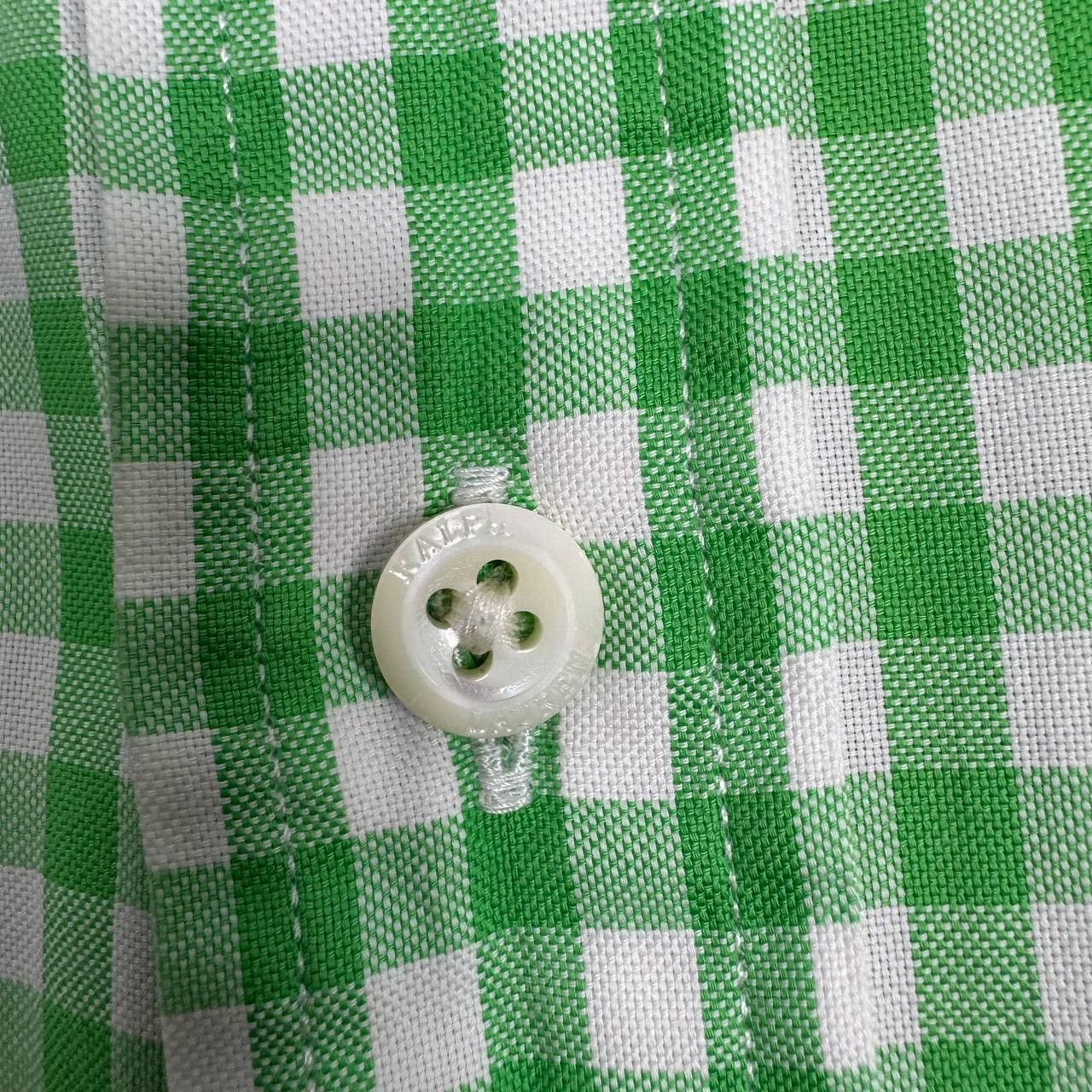 Polo Ralph Lauren Polo Ralph Lauren Shirt Green White Button Up Mens Size XL Size US XL / EU 56 / 4 - 3 Thumbnail