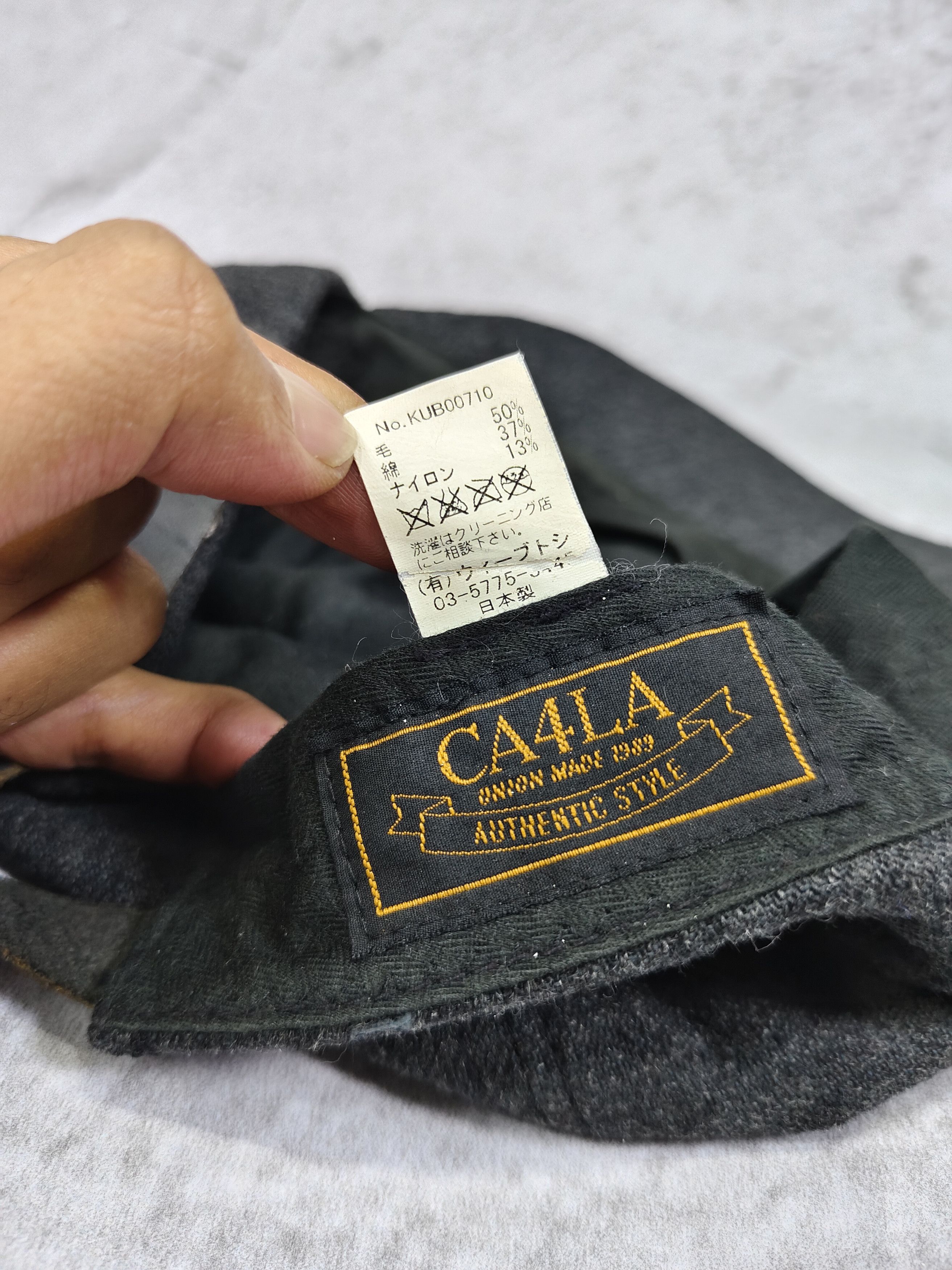 CA4LA 2000s CA4LA🇯🇵 Wool Blend Workwear Military Patrol Cap Size ONE SIZE - 6 Thumbnail