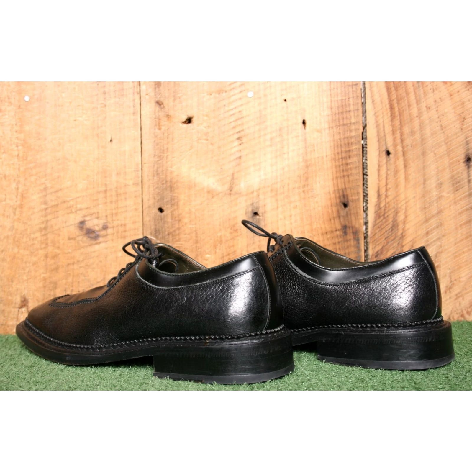 Mezlan MEZLAN Capella Black Leather Split Square Apron Toe Oxfords Sz. 9M Mens Dress Oxford Shoes Leather Upper Spain Capella Model"} Size US 9 / EU 42 - 3 Thumbnail