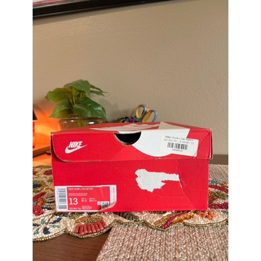 Nike Nike Dunk Low Midas Gold Rough Red White Yellow Team USC SB Size US 13 / EU 46 - 8 Thumbnail