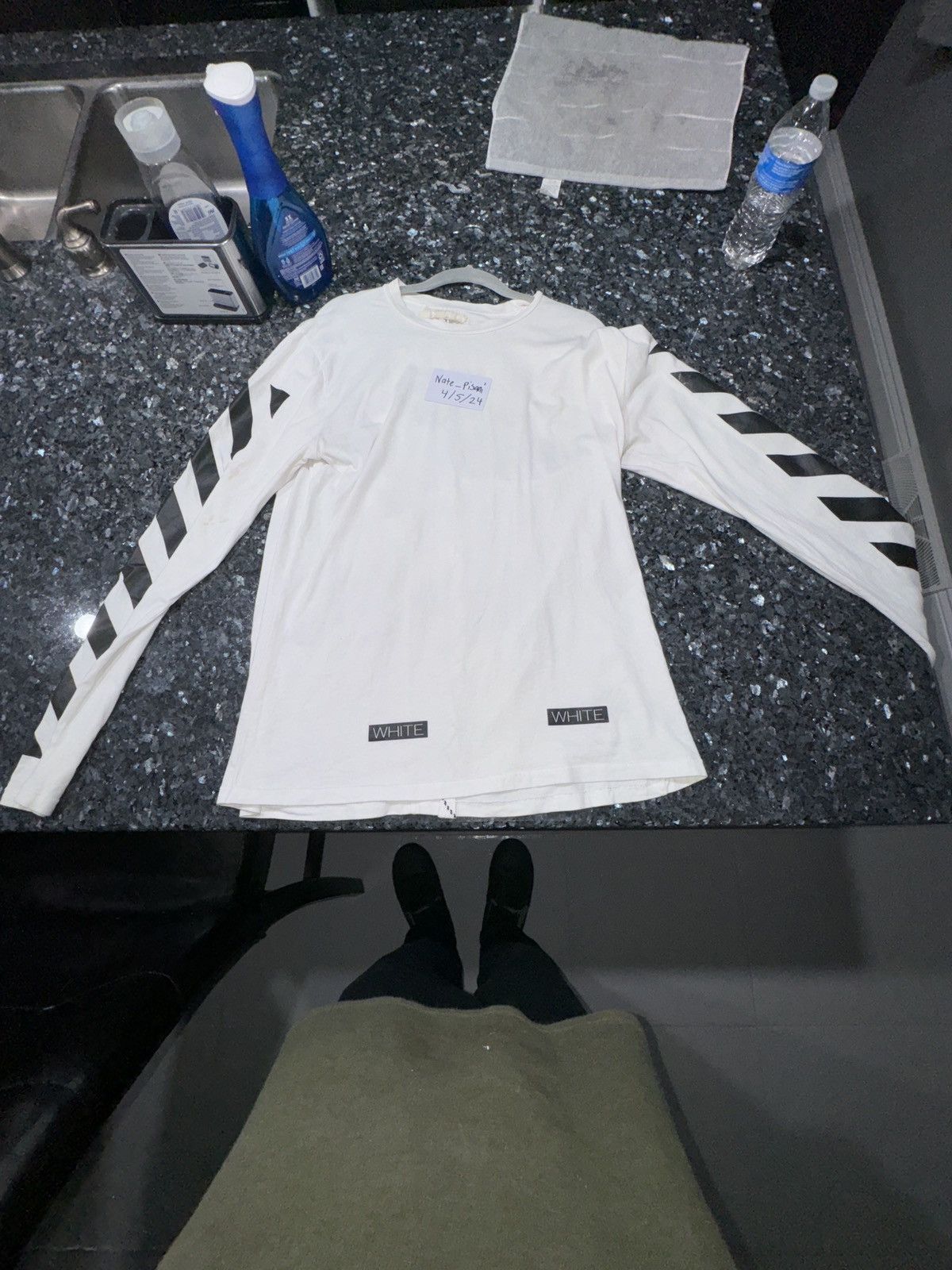 Off-White Off white long sleeve black and white Size US L / EU 52-54 / 3 - 1 Thumbnail