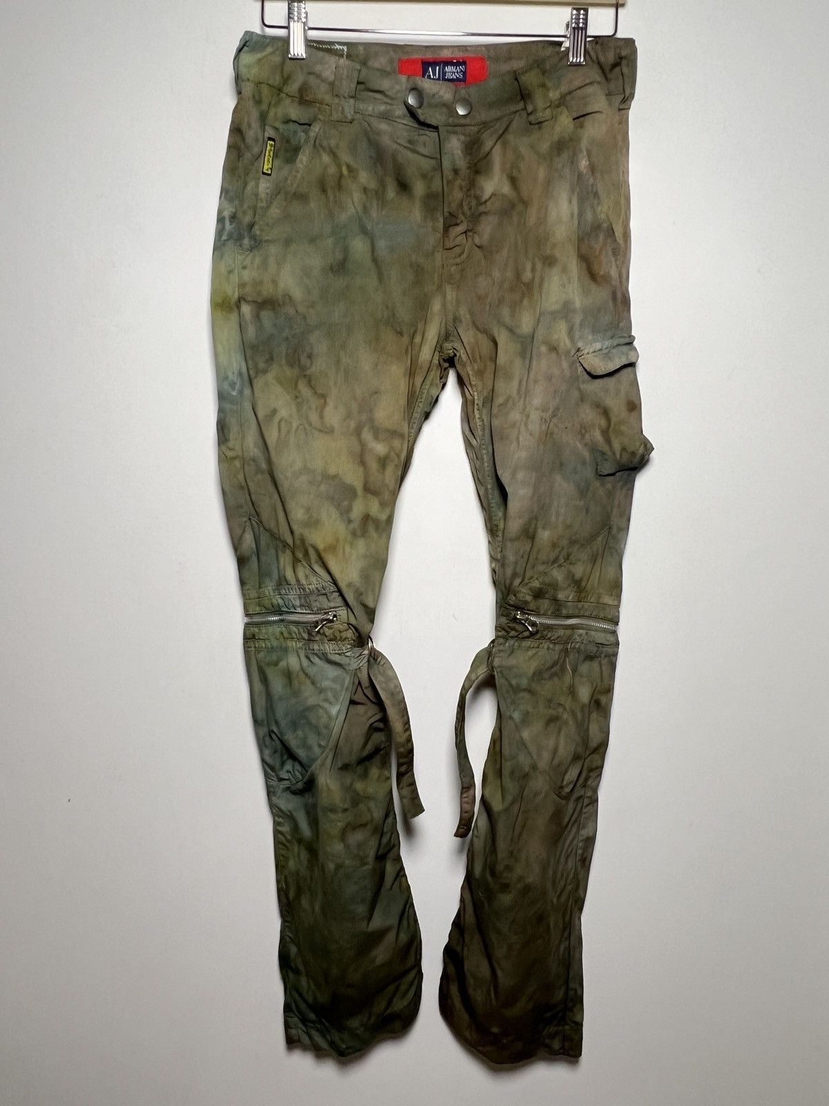 Giorgio Armani giorgio armani tie dye cargo camo multipocket army pants Size US 32 / EU 48 - 3 Thumbnail