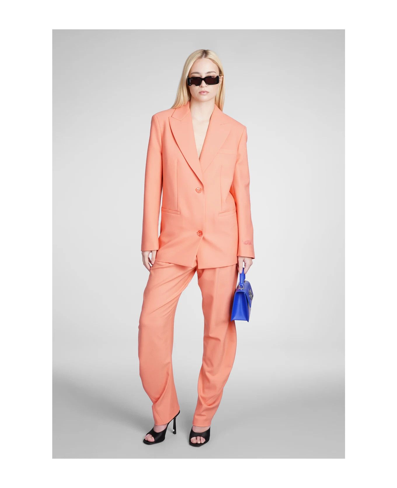 Off-White o1y1125 Blazer in Orange Size XS / US 0-2 / IT 36-38 - 2 Thumbnail
