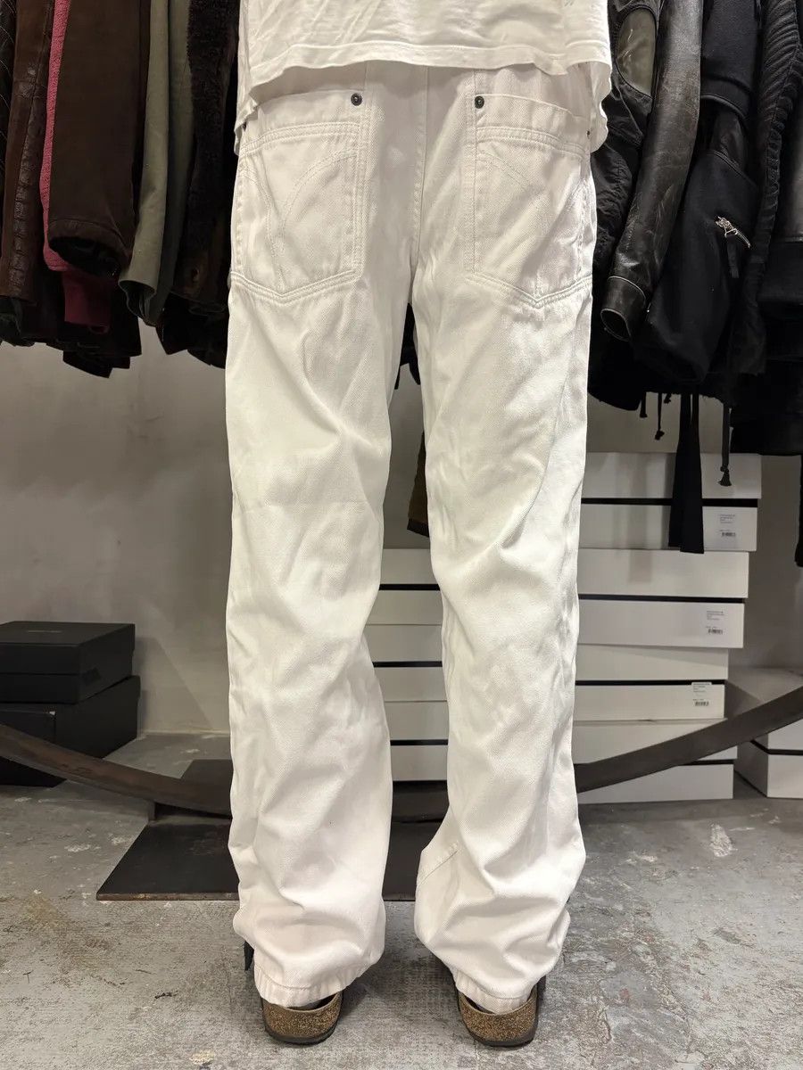 Designer × Dolce & Gabbana × Vintage 2000s Dolce & Gabbana White Distressed Pants Size US 30 / EU 46 - 2 Thumbnail