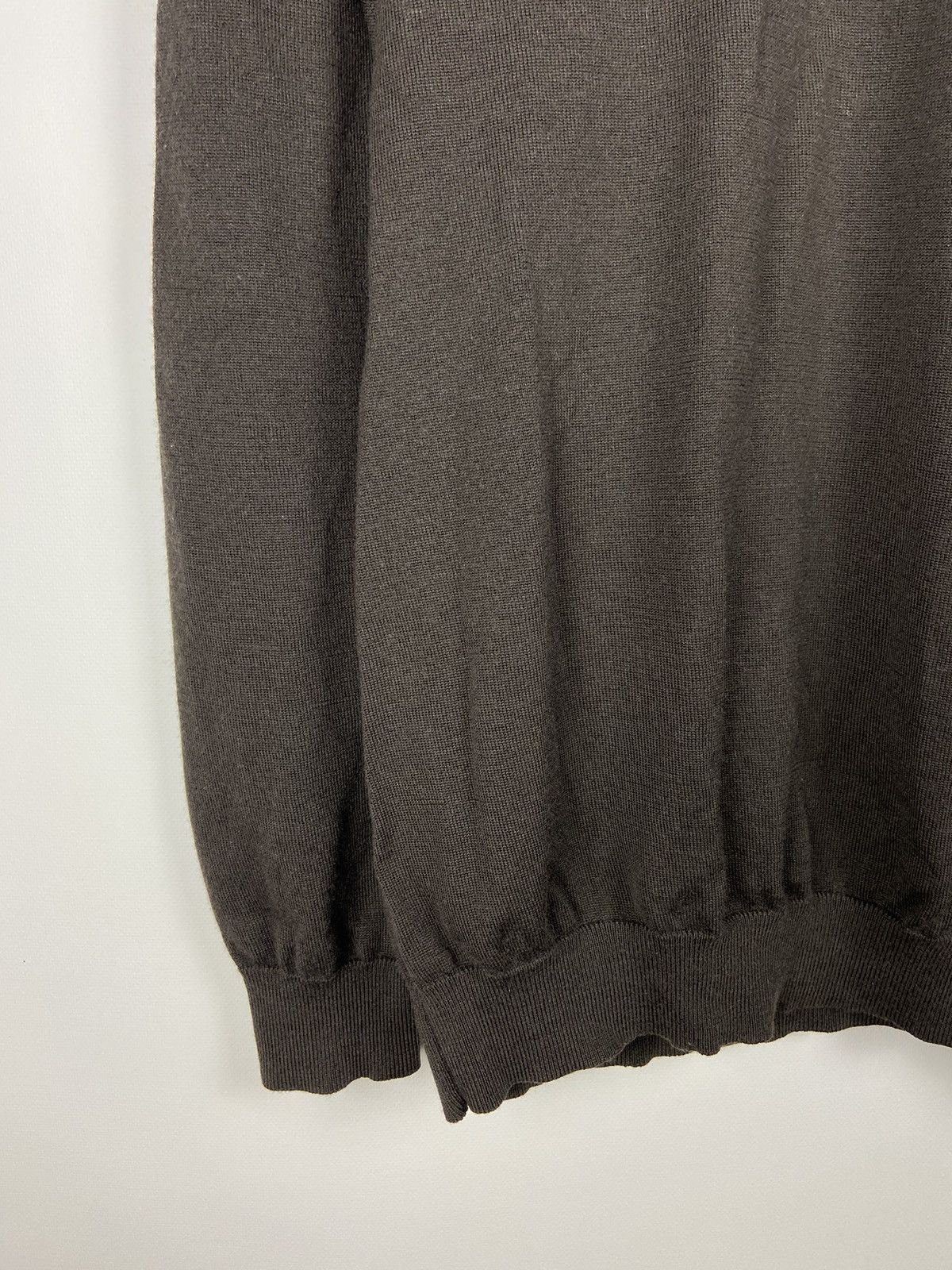 Balmain × Vintage Vintage Balmain Sweatshirt Collared Button Long Sleeve Wool Size US XL / EU 56 / 4 - 5 Thumbnail