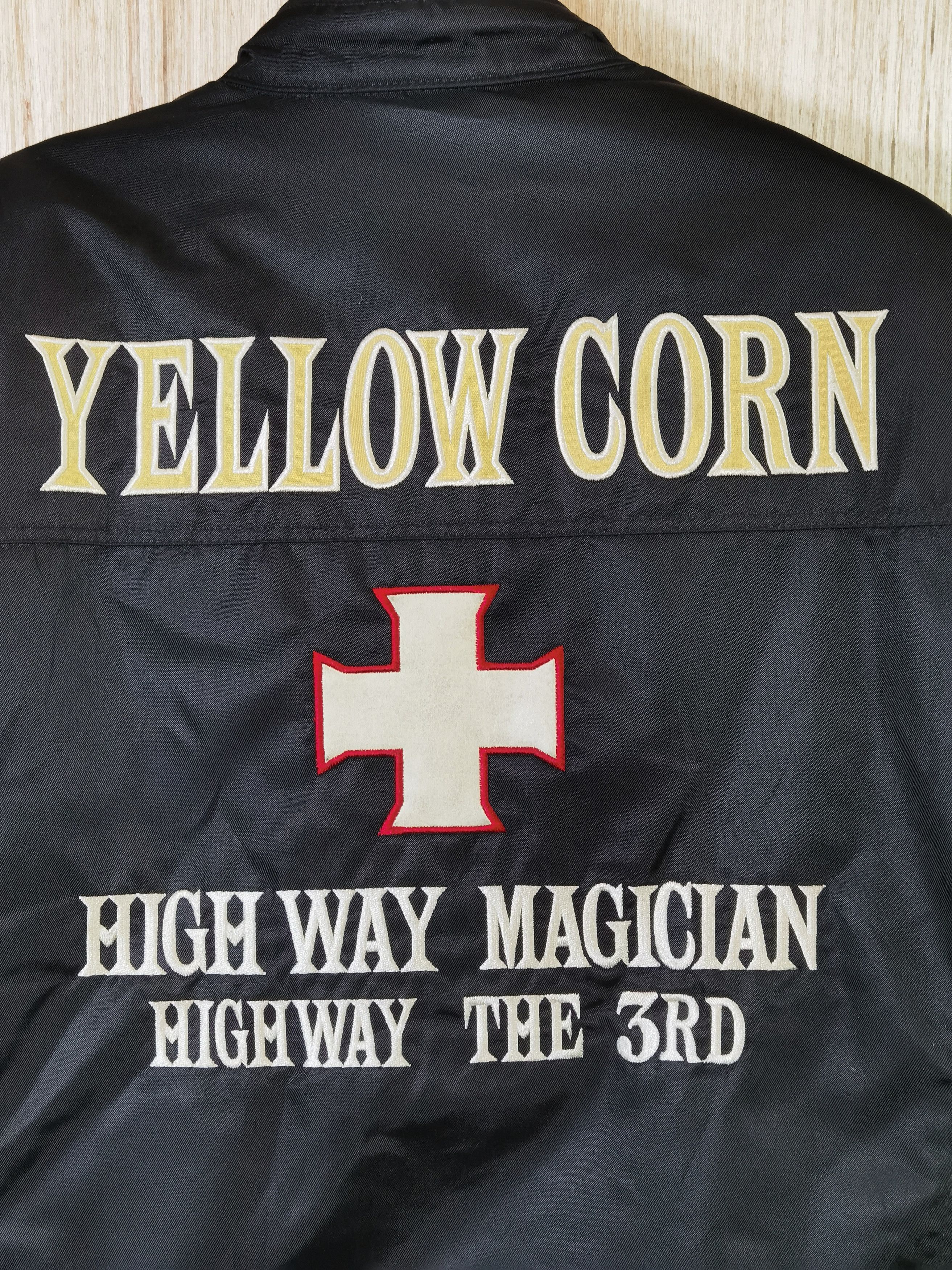 G10 YELLOW CORN HIGHWAY MAGICIAN BIKER PAD JACKET