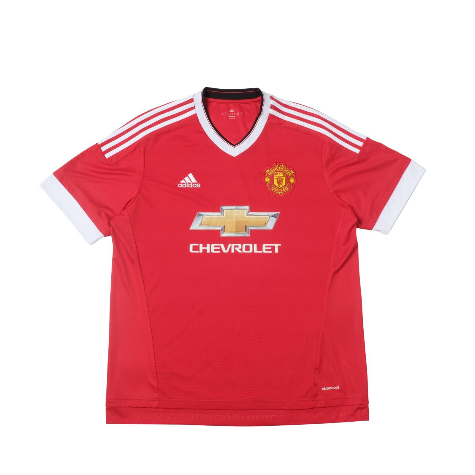 Adidas 2015/16 Manchester United Home Shirt Adidas (XL) Size US XL / EU 56 / 4 - 1 Thumbnail