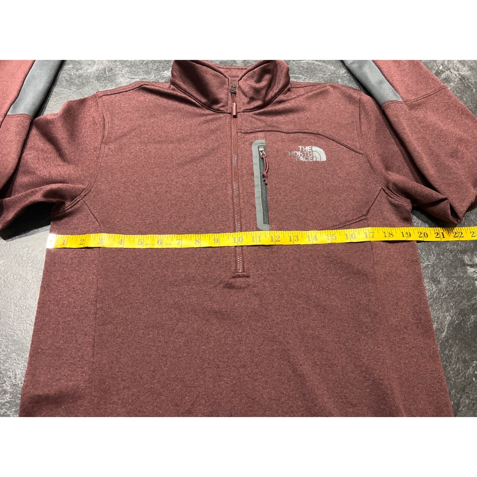 The North Face The North Face Fleece Pullover Men's Size Small 1/2 Zip Burgundy Casual Sweater Size US S / EU 44-46 / 1 - 6 Thumbnail