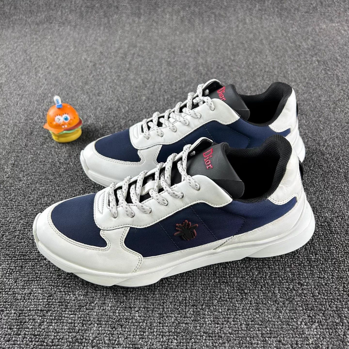 Dior Dior white and blue colorblock sneakers size 40 Size US 7 / EU 40 - 1 Thumbnail