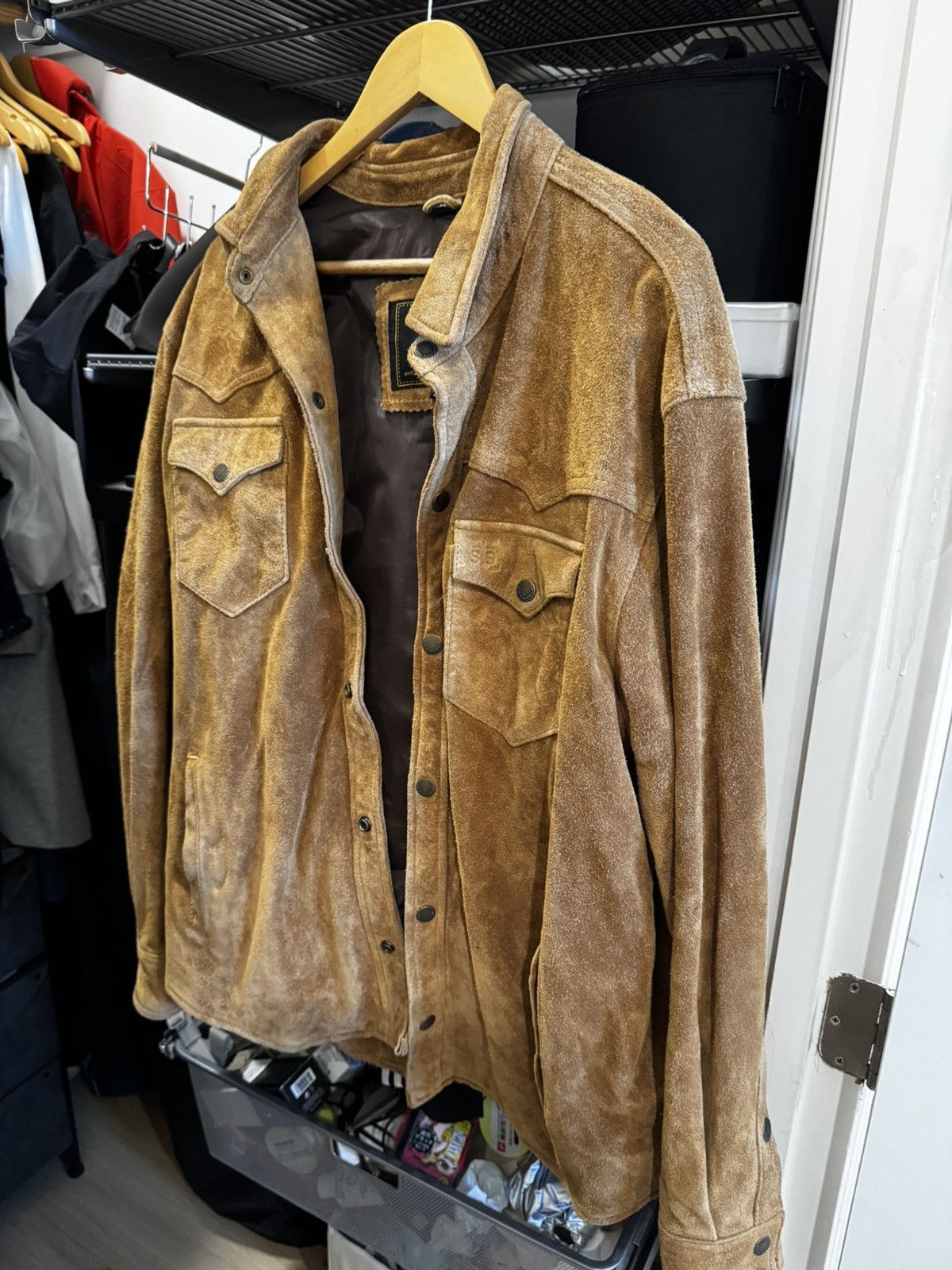 Other STS Ranchwear Suede Trucker Jacket — Tan/Camel — XL | Grailed