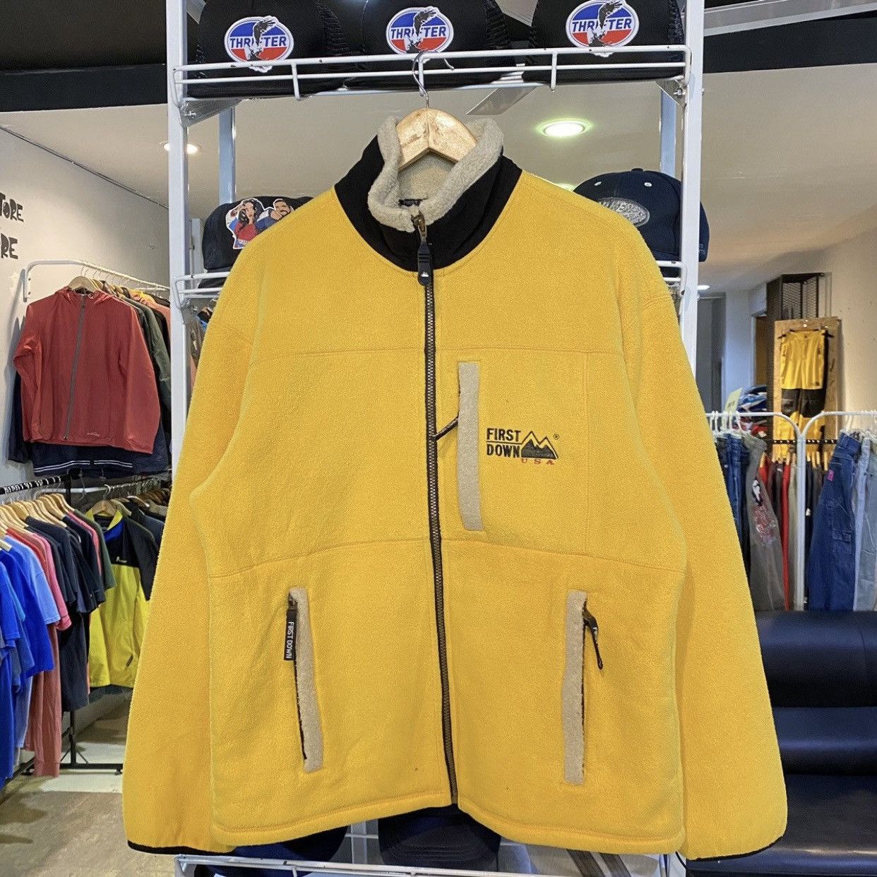 First Down USA Fleece Zipper Sweater