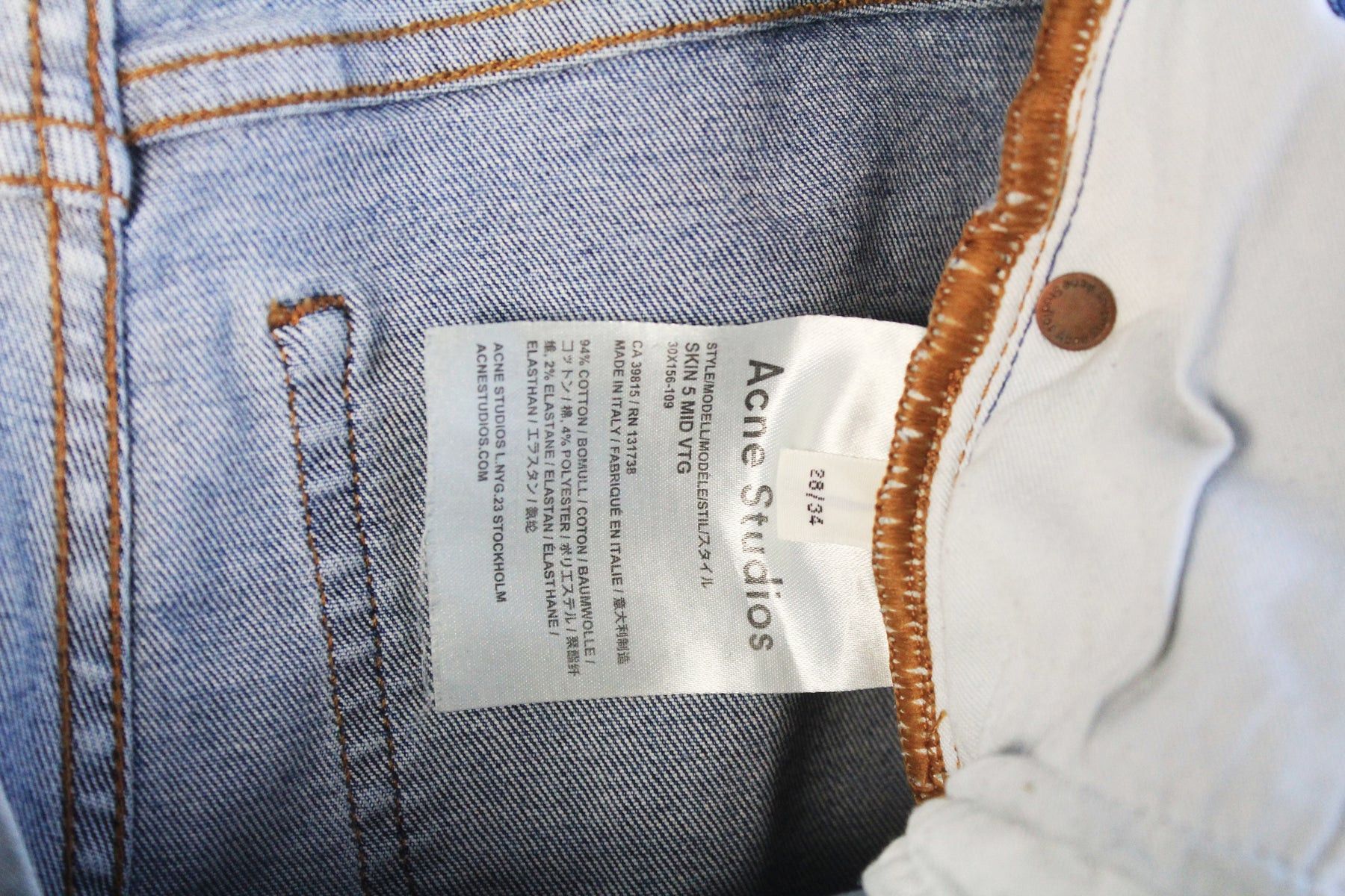Acne Studios Acne Studios Jeans Women's 28/34 Size 28" / US 6 / IT 42 - 5 Thumbnail